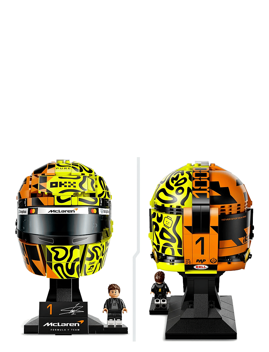 LEGO - Editions McLaren Mastercard Team Lando Norris Helmet 43023 - lego formula 1 - multi - 3