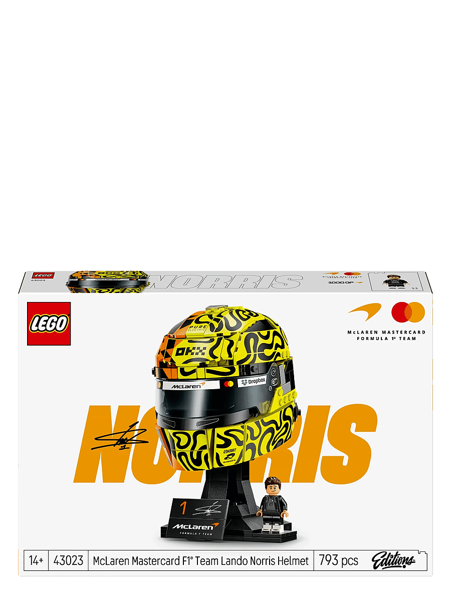 LEGO - Editions McLaren Mastercard Team Lando Norris Helmet 43023 - lego formula 1 - multi - 2