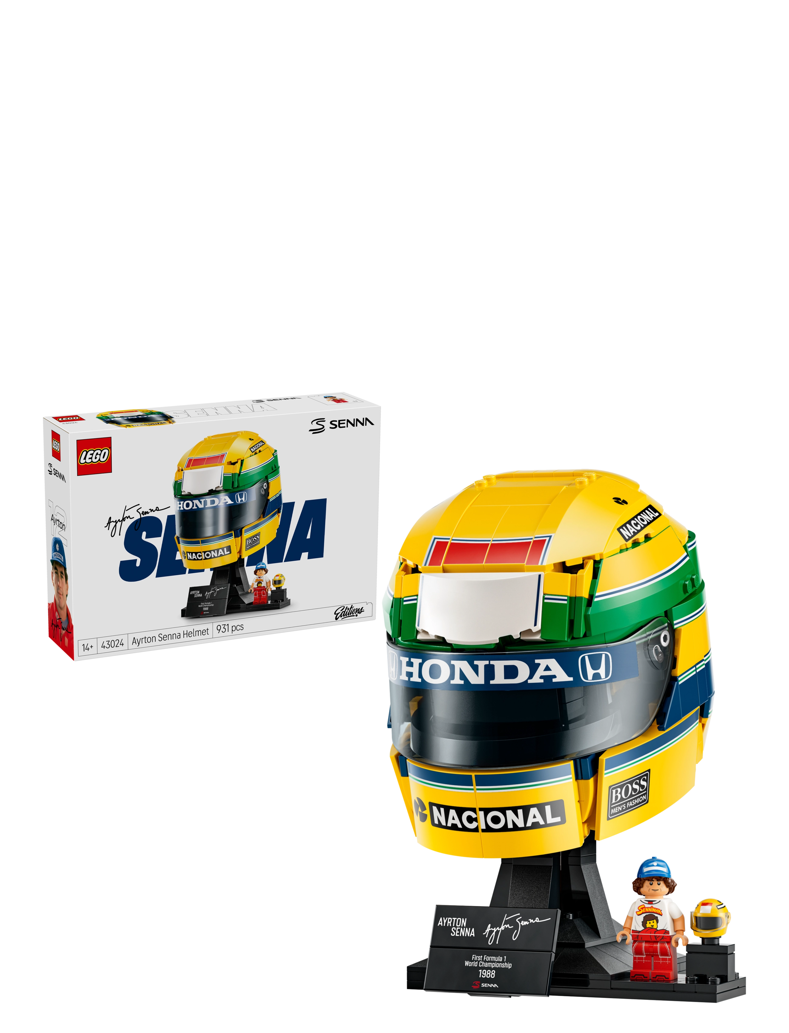 LEGO Ayrton Senna Helmet 43024 - Neuheiten - MULTI / multi