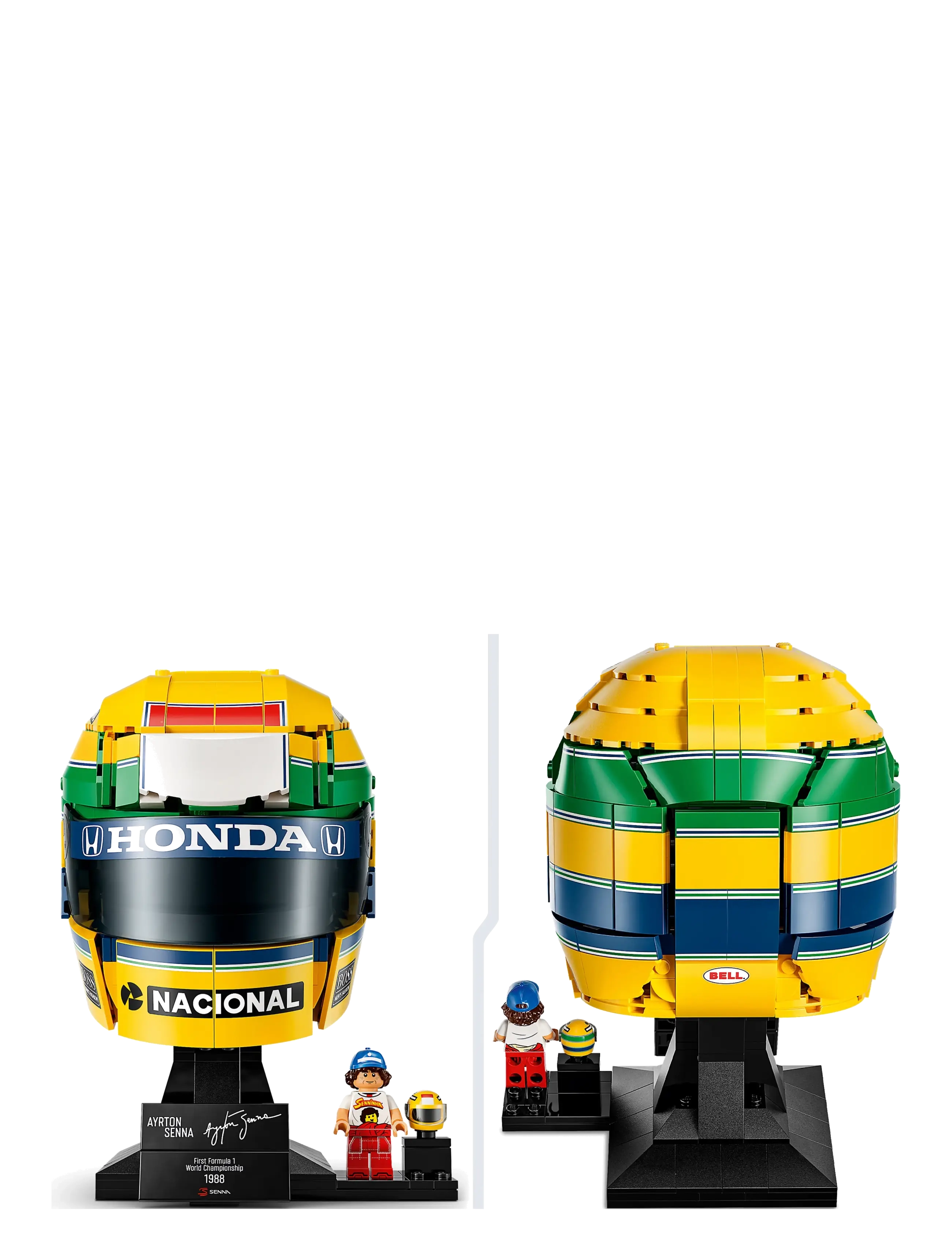 LEGO - Ayrton Senna Helmet 43024 - lego formula 1 - multi - 4