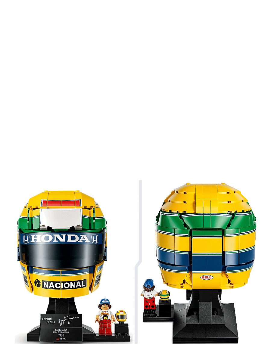 LEGO - Ayrton Senna Helmet 43024 - lego formula 1 - multi - 4