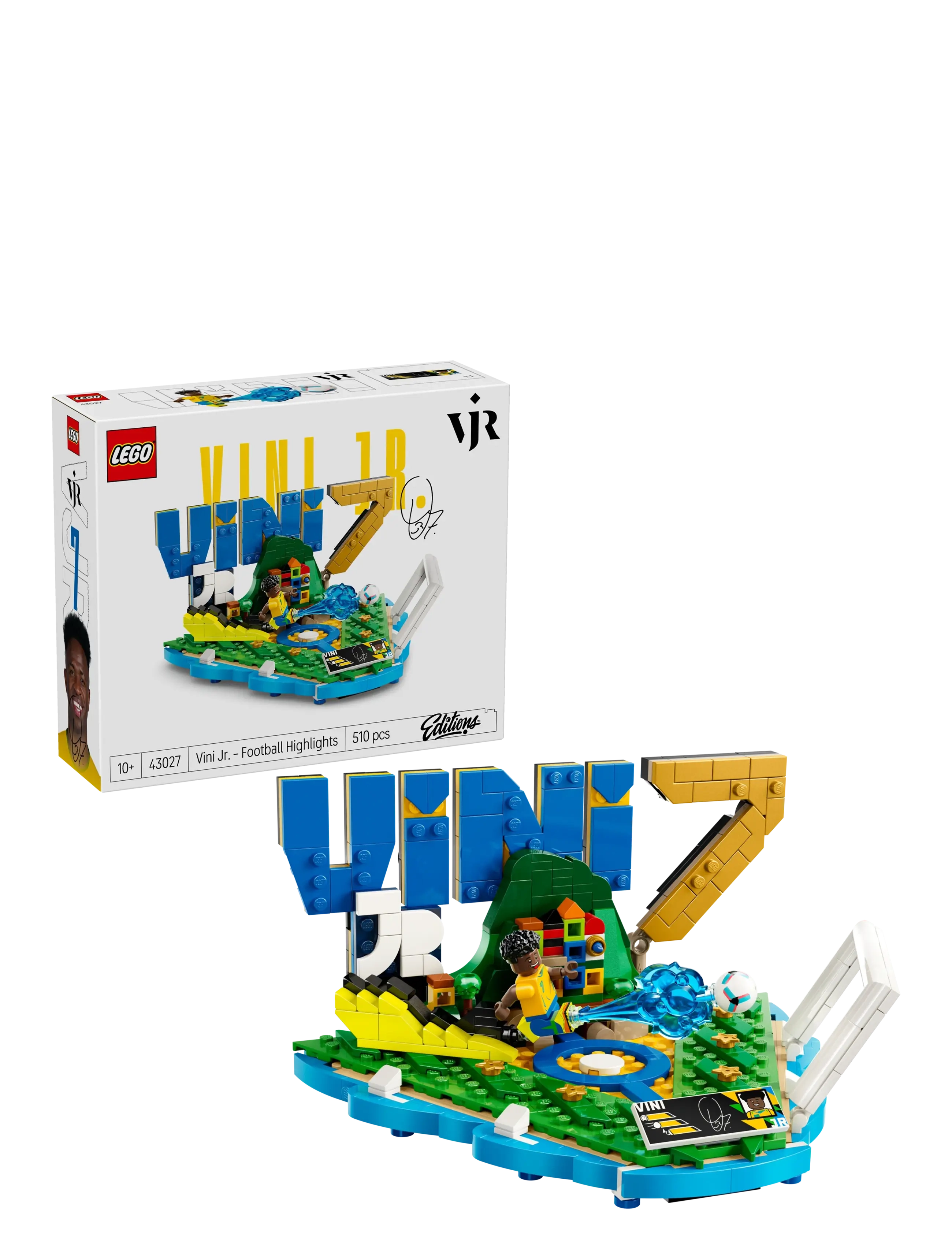 LEGO Editions Vini Jr. – Football Highlights 43027, One Size, Lego Spielzeug, Mehrfarbig/gemustert - icons, Kinder