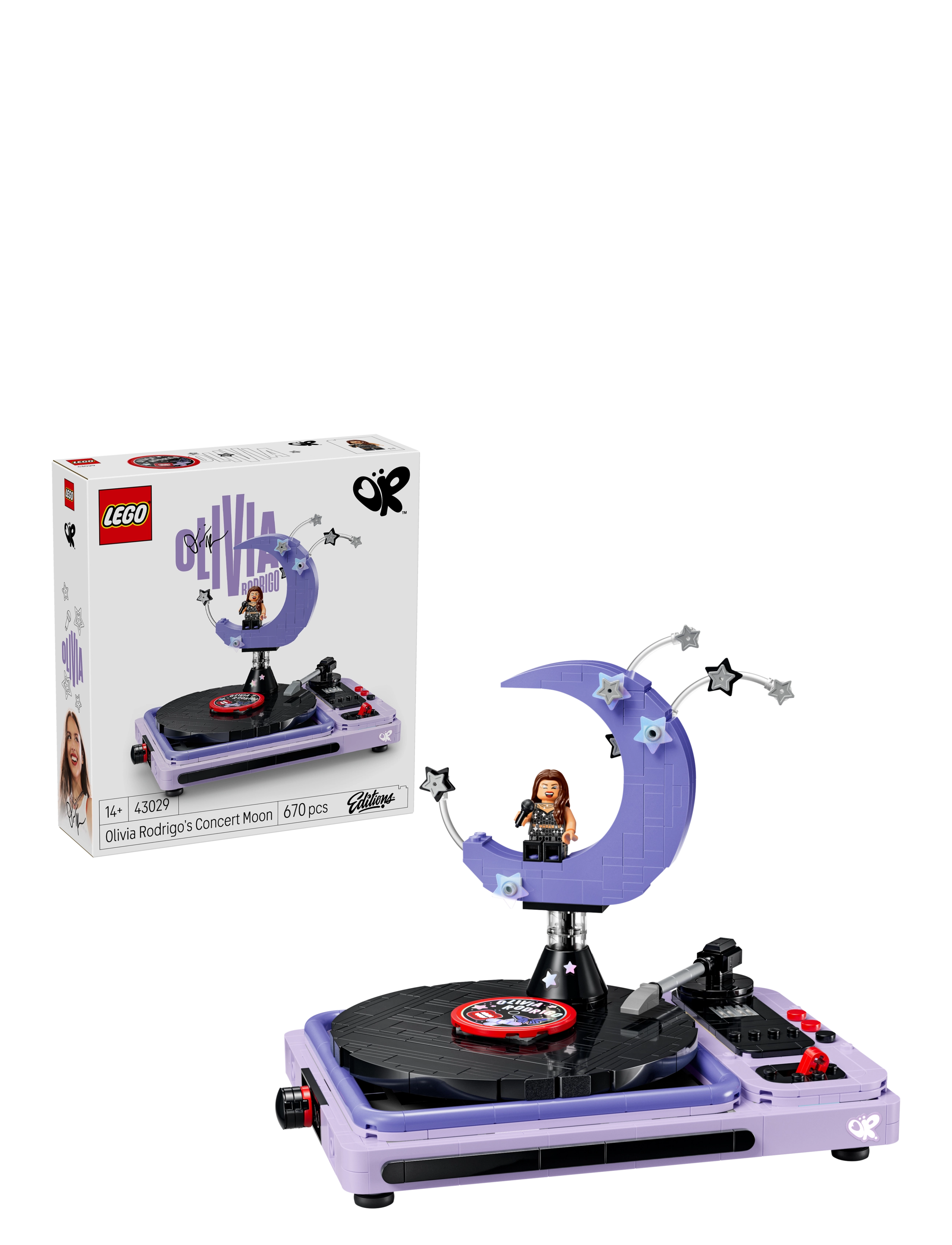 LEGO Editions Olivia Rodrigo’s Concert Moon Building Set for Teens 43029 - LEGO FIFA - MULTI / multi