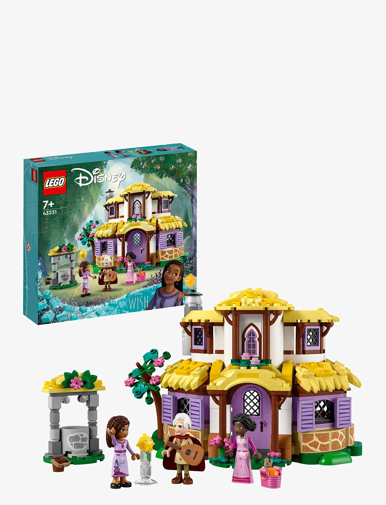 LEGO Disney Asha's Cottage 43231 Building Toy Set (LGO43231