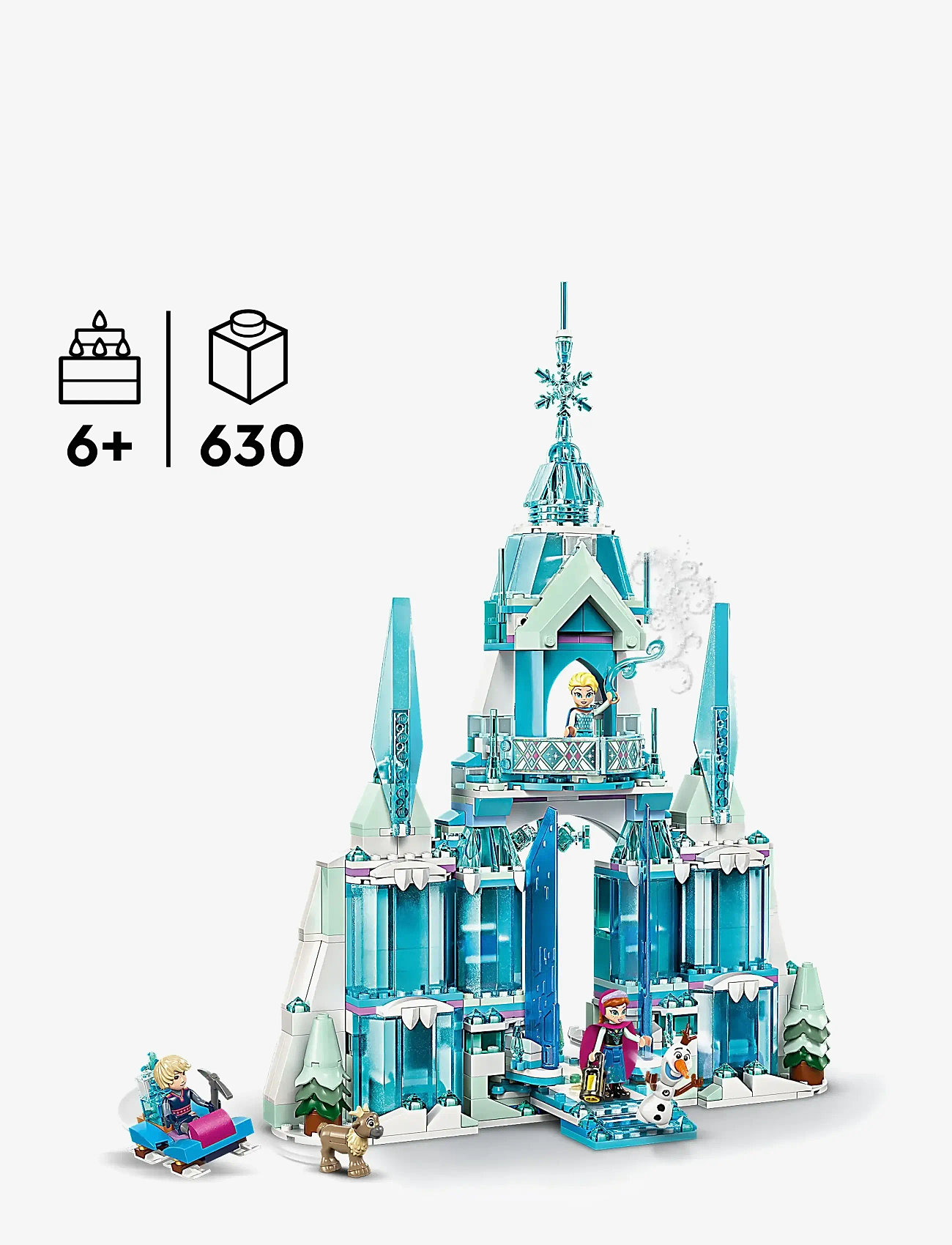 LEGO Disney Frozen Elsa's Ice Palace Building Toy 43244 (LGO43244