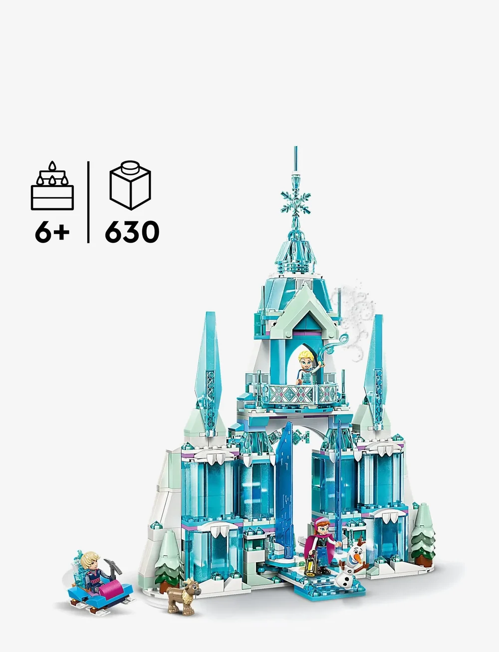 LEGO - Disney Frozen Elsa’s Ice Palace Building Toy 43244 - lego disney princess - multi - 1