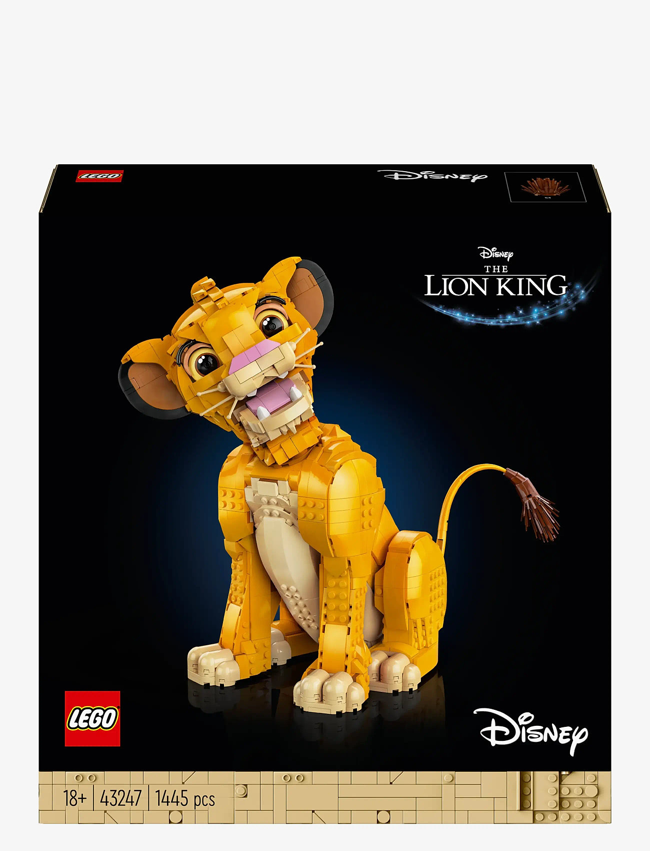 LEGO - Unge lejonkungen Simba 43247 - lego adults welcome - multi - 5