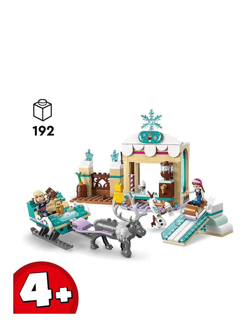 LEGO Disney Frozen Anna’s Sleigh Adventure Buildable Model Toy Kit ...