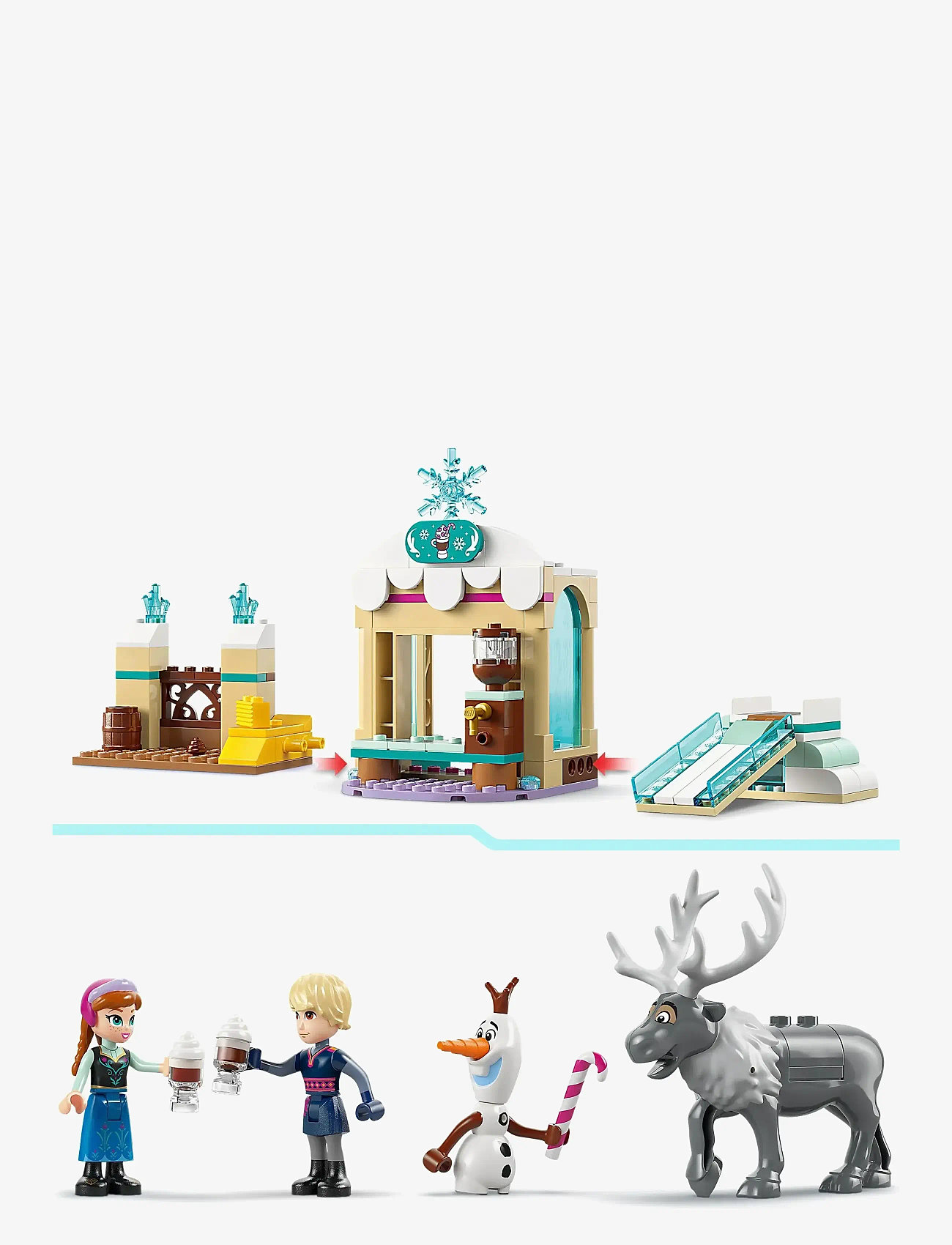 LEGO Disney Frozen Anna’s Sleigh Adventure Buildable Model Toy Kit 43256  (LGO43256)