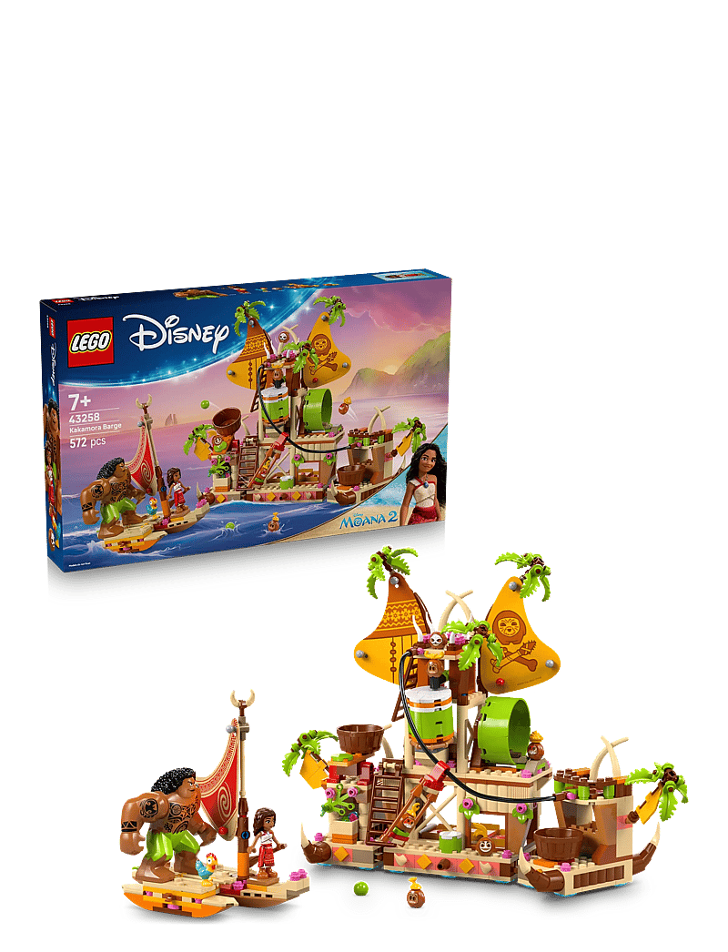 LEGO - Disney Moana 2 Kakamora Barge, Toy Building Set 43258 - lego disney™ - multi - 0
