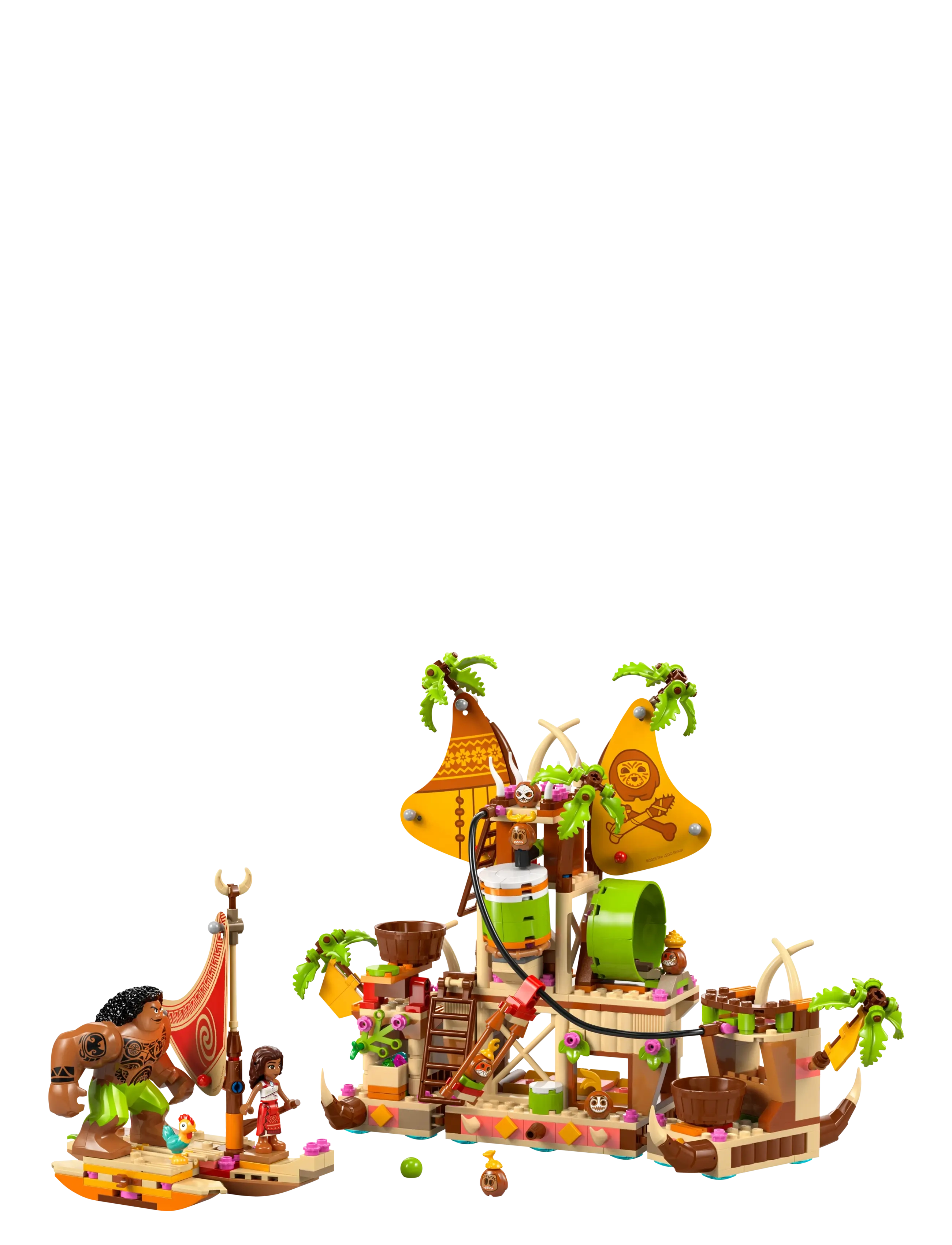 LEGO - Disney Moana 2 Kakamora Barge, Toy Building Set 43258 - lego disney™ - multi - 1
