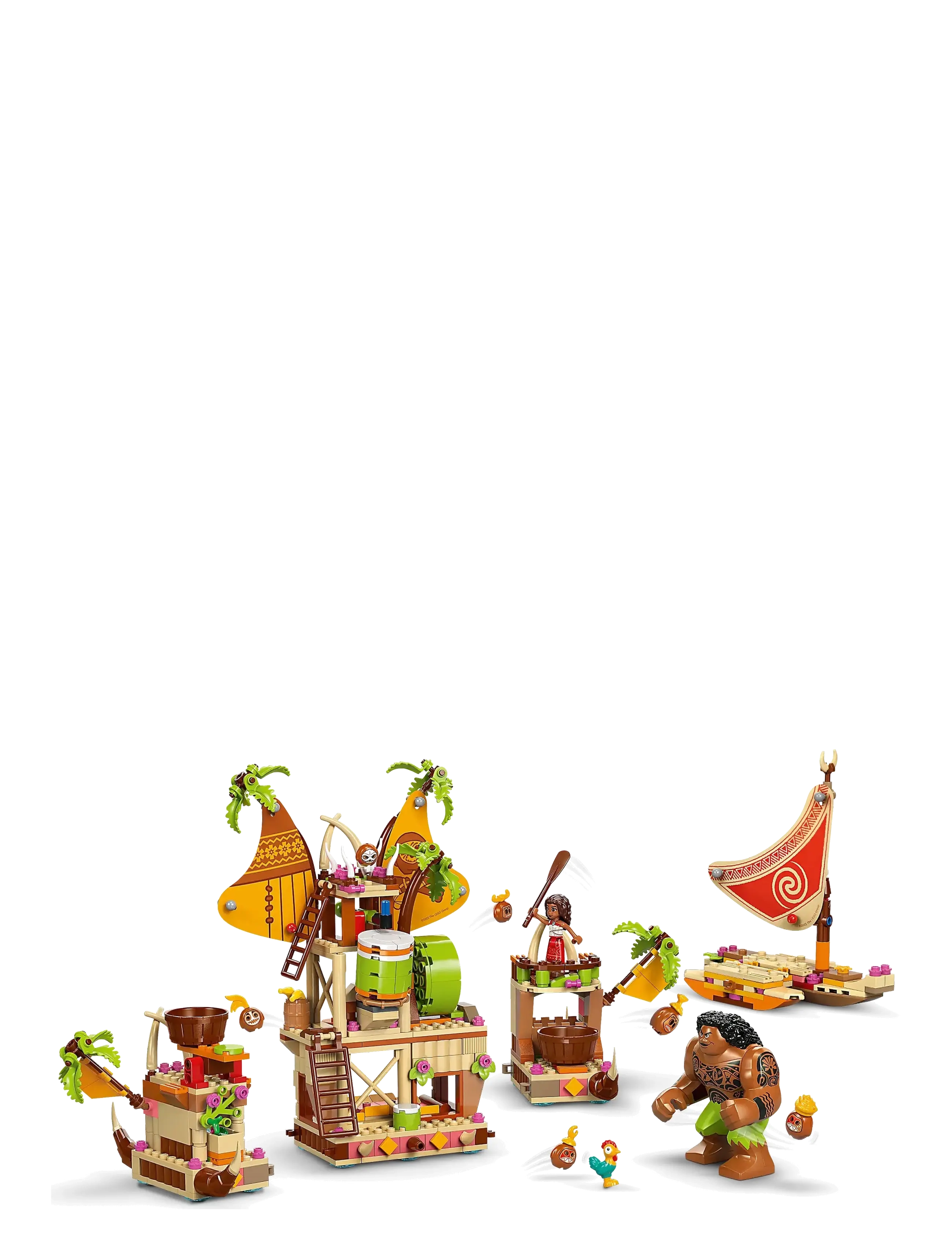 LEGO - Disney Moana 2 Kakamora Barge, Toy Building Set 43258 - lego disney™ - multi - 5