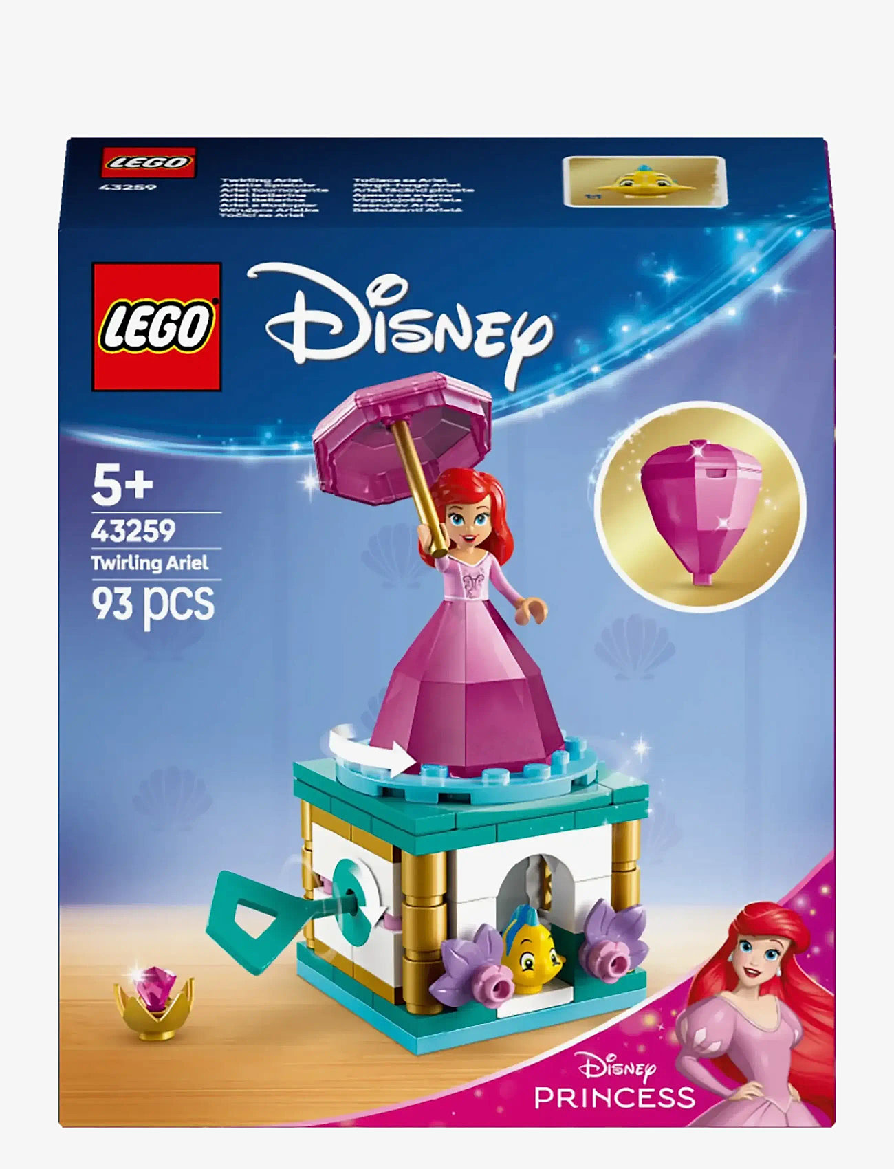 LEGO - Snurrende Ariel 43259 - multi - 4