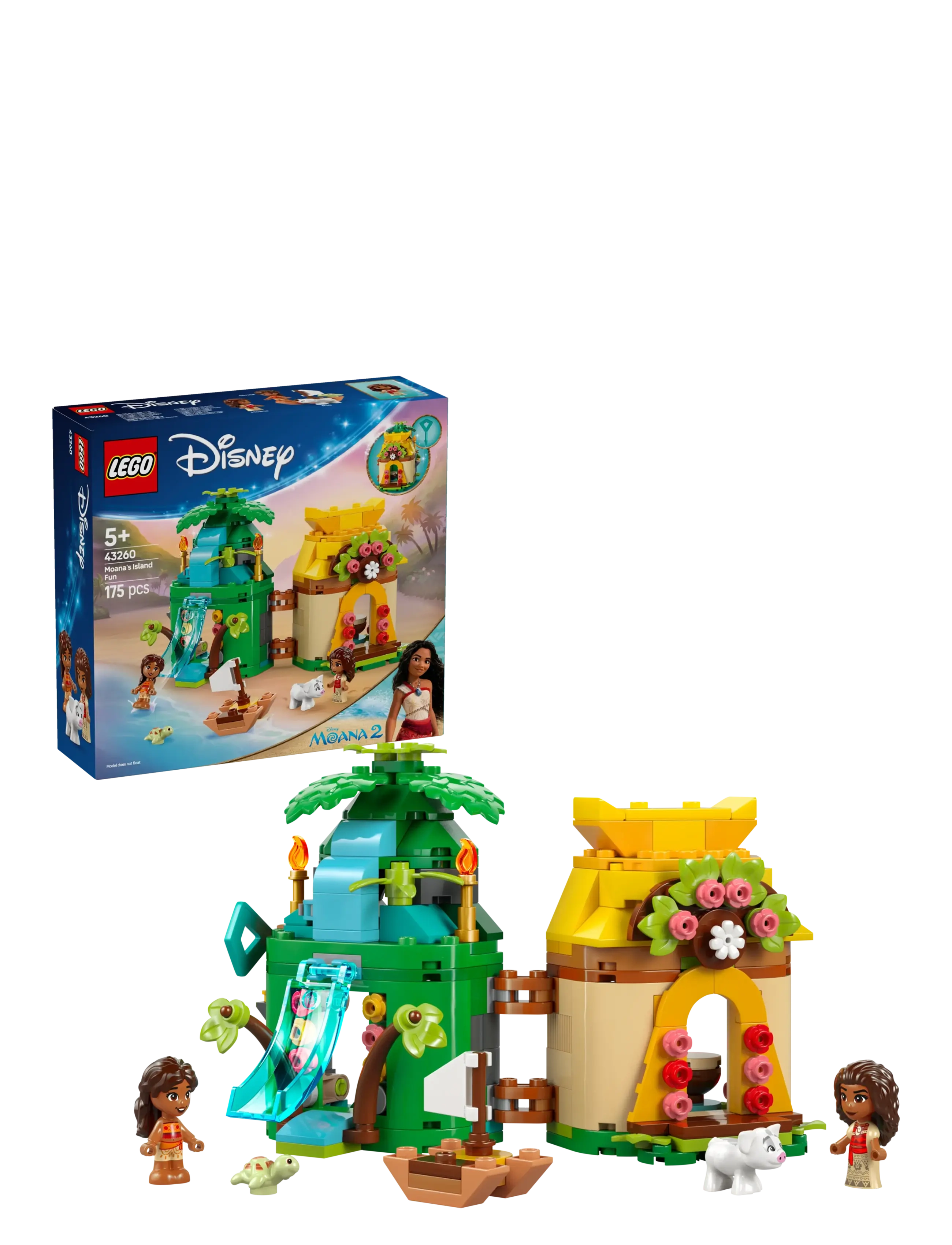 LEGO Vaianas Ø-Sjov 43260, One Size, Lego Spielzeug, Mehrfarbig/gemustert - Lego Disney , Kinder