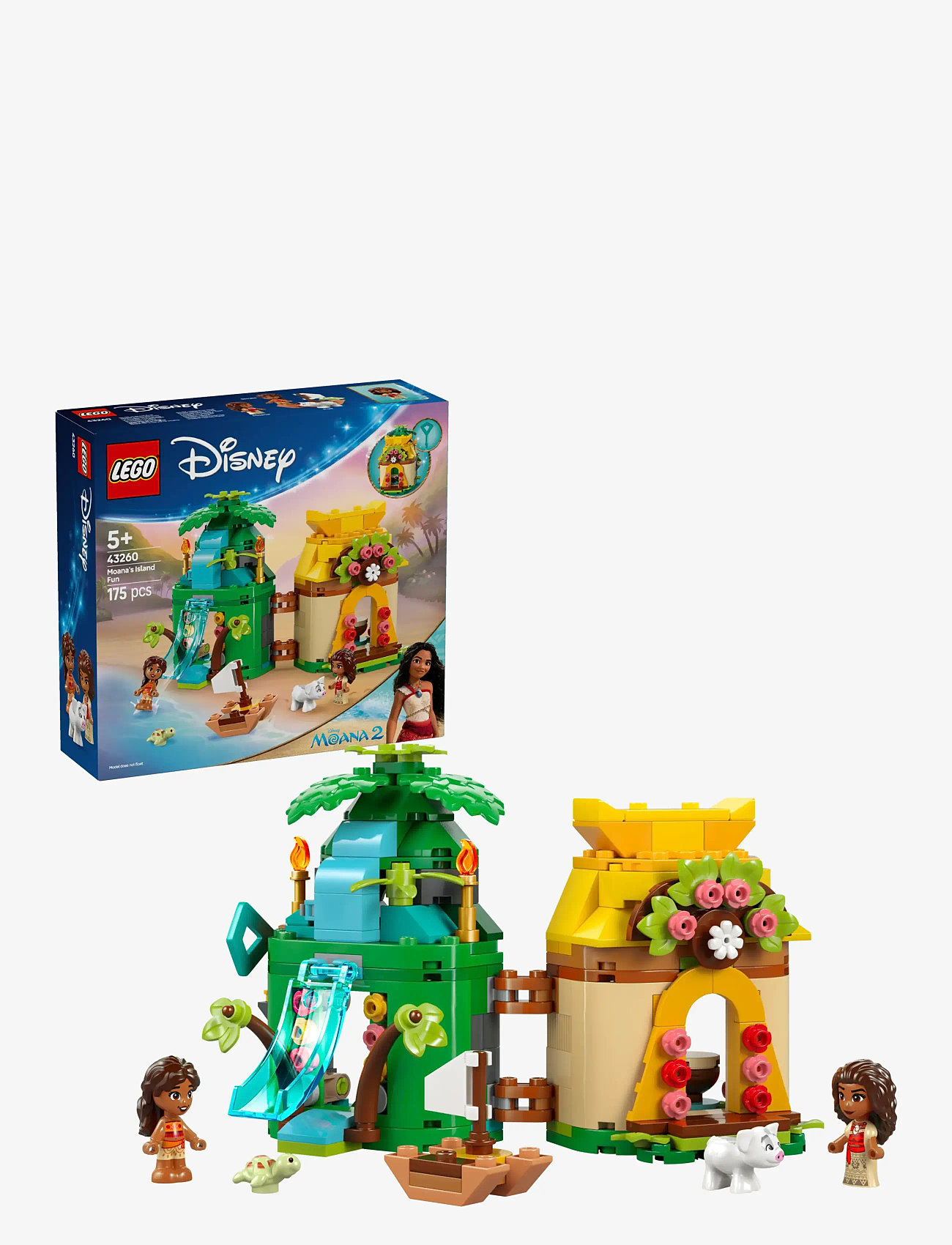 LEGO - Disney Moana’s Island Fun Buildable Model Toy and Building Kit 43260 - lego disney princess - multi - 0