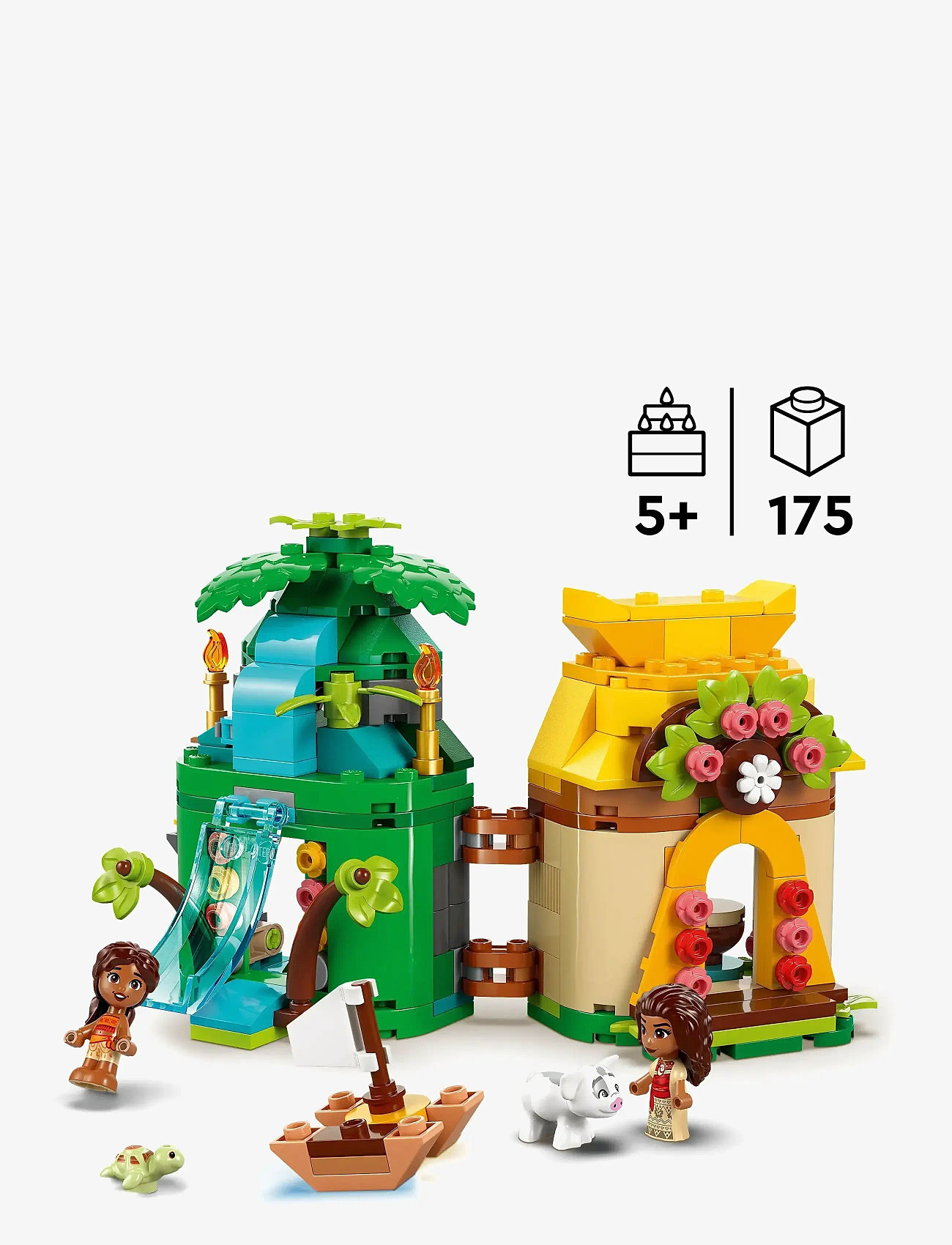 LEGO - Disney Moana’s Island Fun Buildable Model Toy and Building Kit 43260 - lego disney princess - multi - 1
