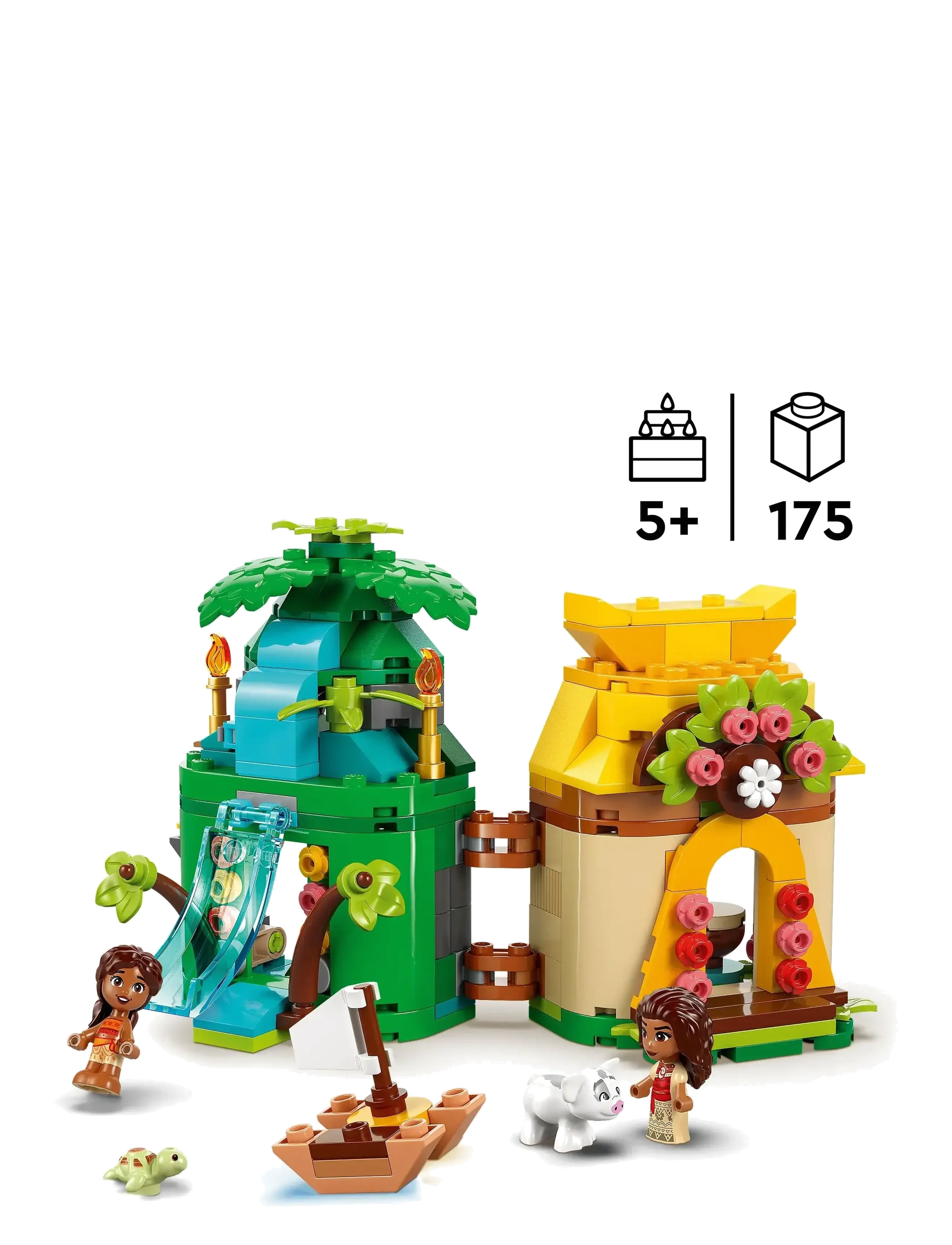 LEGO - Disney Moana’s Island Fun Buildable Model Toy and Building Kit 43260 - lego disney princess - multi - 1