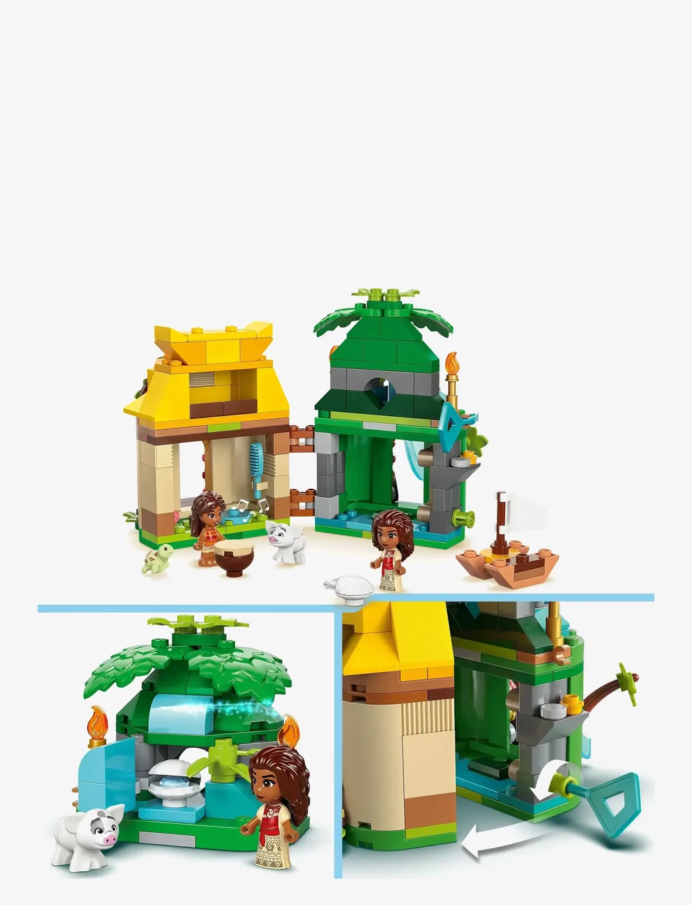 LEGO - Disney Moana’s Island Fun Buildable Model Toy and Building Kit 43260 - lego disney princess - multi - 3