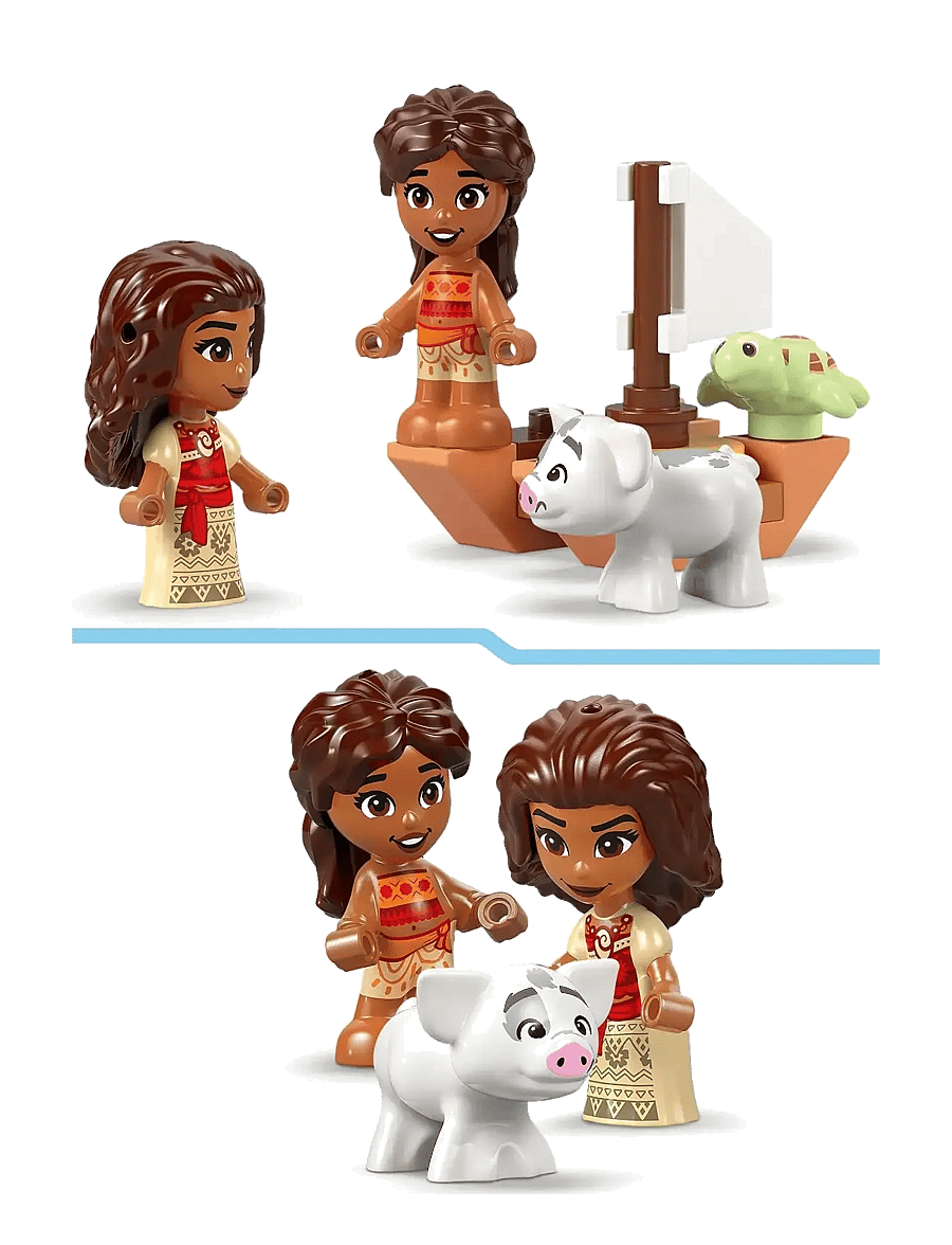 LEGO - Disney Moana’s Island Fun Buildable Model Toy and Building Kit 43260 - lego disney princess - multi - 4