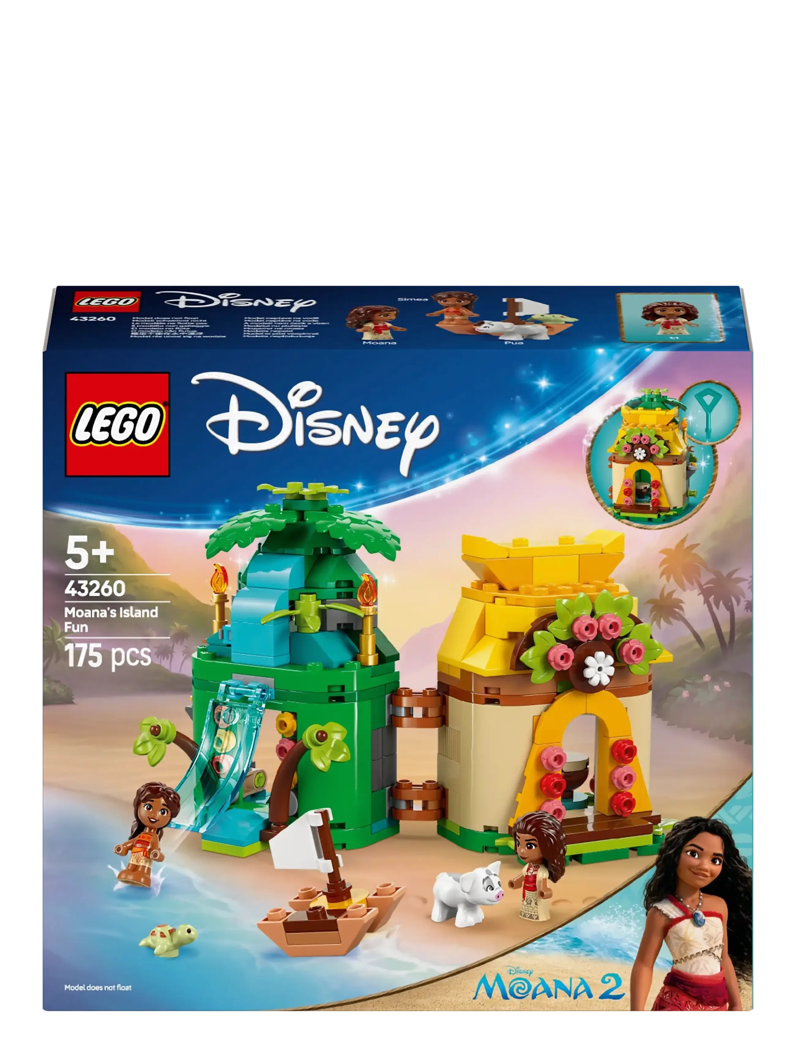 LEGO - Disney Moana’s Island Fun Buildable Model Toy and Building Kit 43260 - lego disney princess - multi - 5