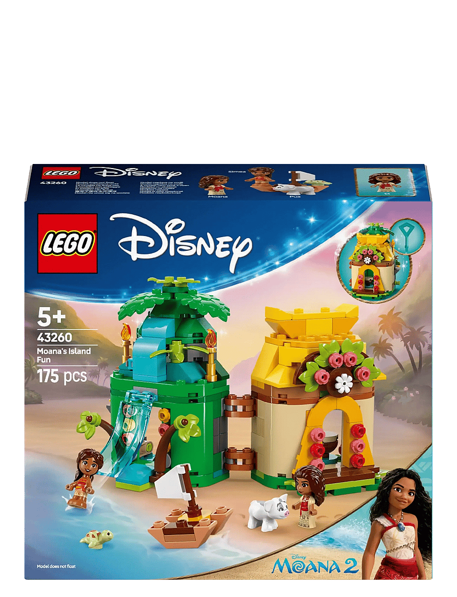 LEGO - Disney Moana’s Island Fun Buildable Model Toy and Building Kit 43260 - lego disney princess - multi - 5