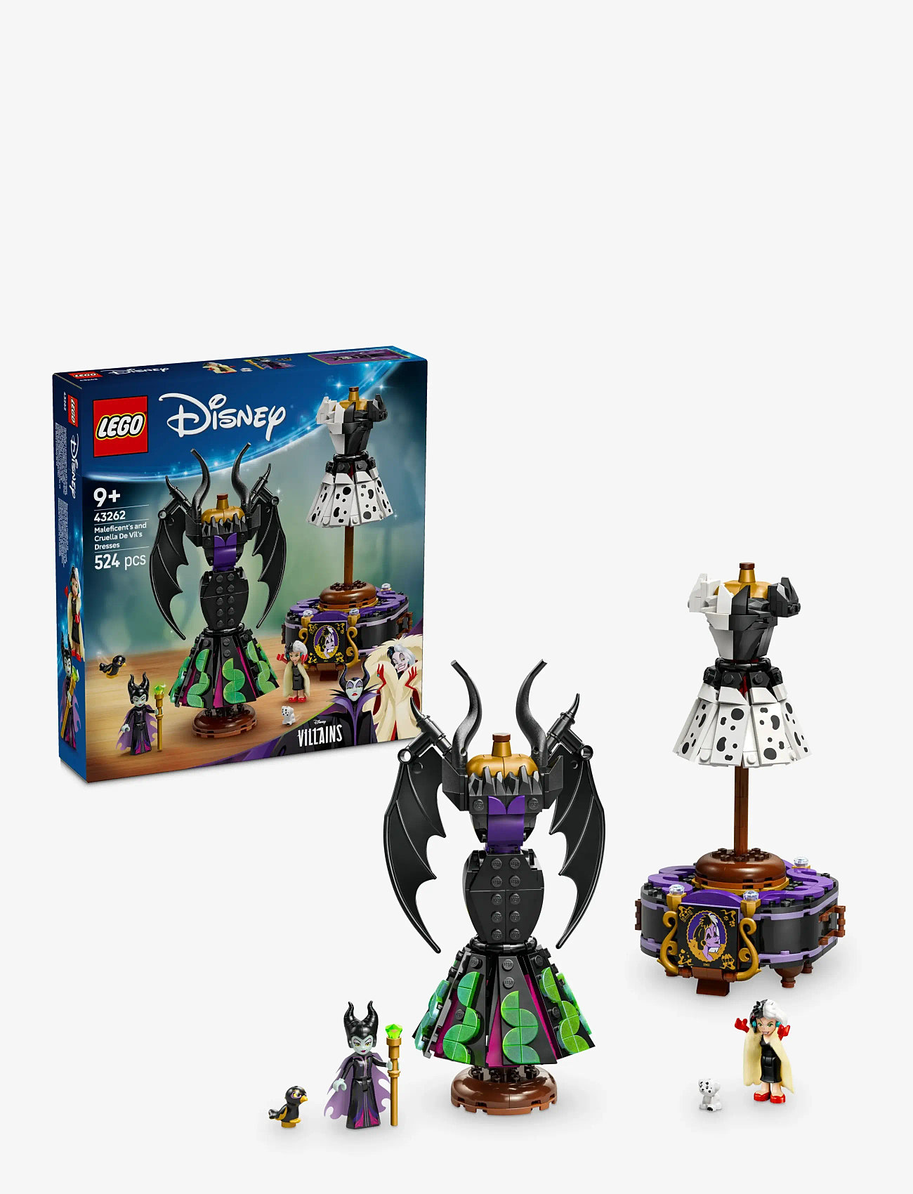 LEGO - Disney Villains Maleficent’s and Cruella De Vil’s Dresses 43262 - lego disney™ - multi - 0