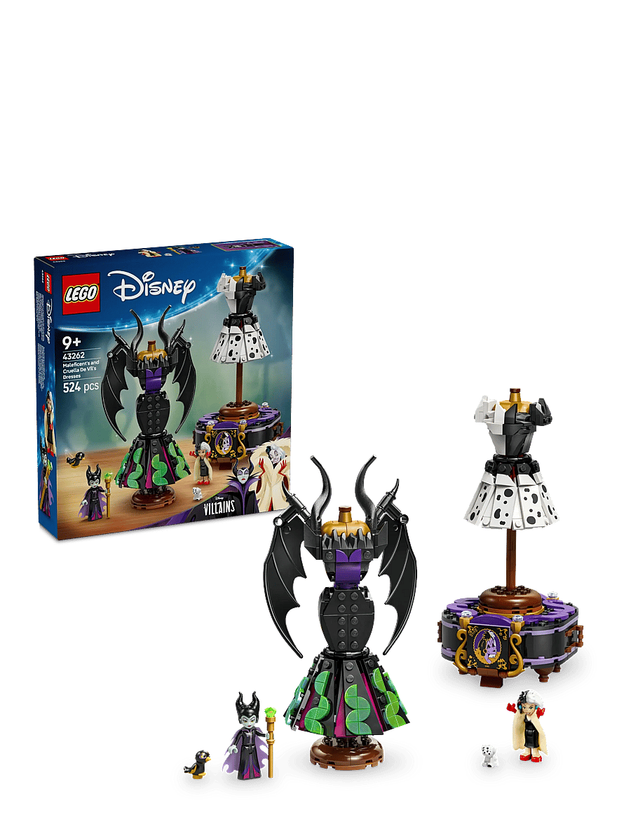 LEGO - Disney Villains Maleficent’s and Cruella De Vil’s Dresses 43262 - lego disney™ - multi - 0