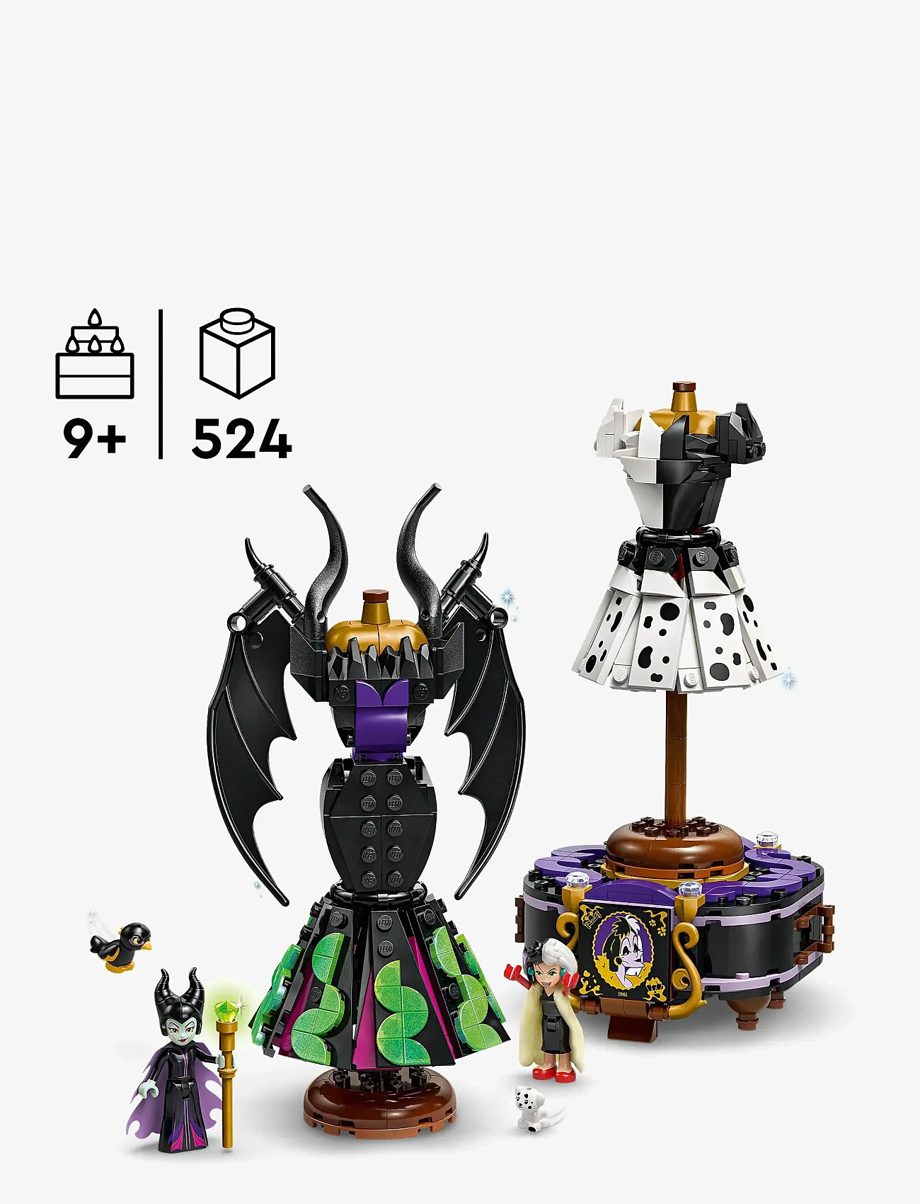 LEGO - Disney Villains Maleficent’s and Cruella De Vil’s Dresses 43262 - lego disney™ - multi - 1