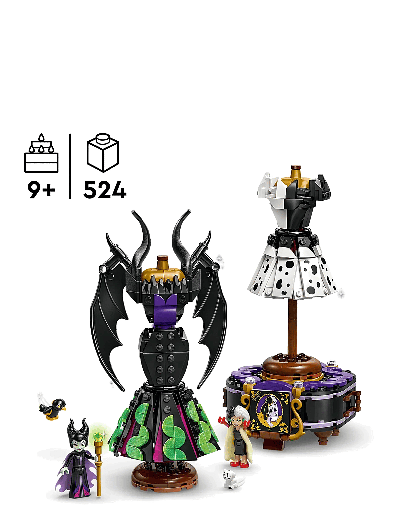 LEGO - Disney Villains Maleficent’s and Cruella De Vil’s Dresses 43262 - lego disney™ - multi - 1