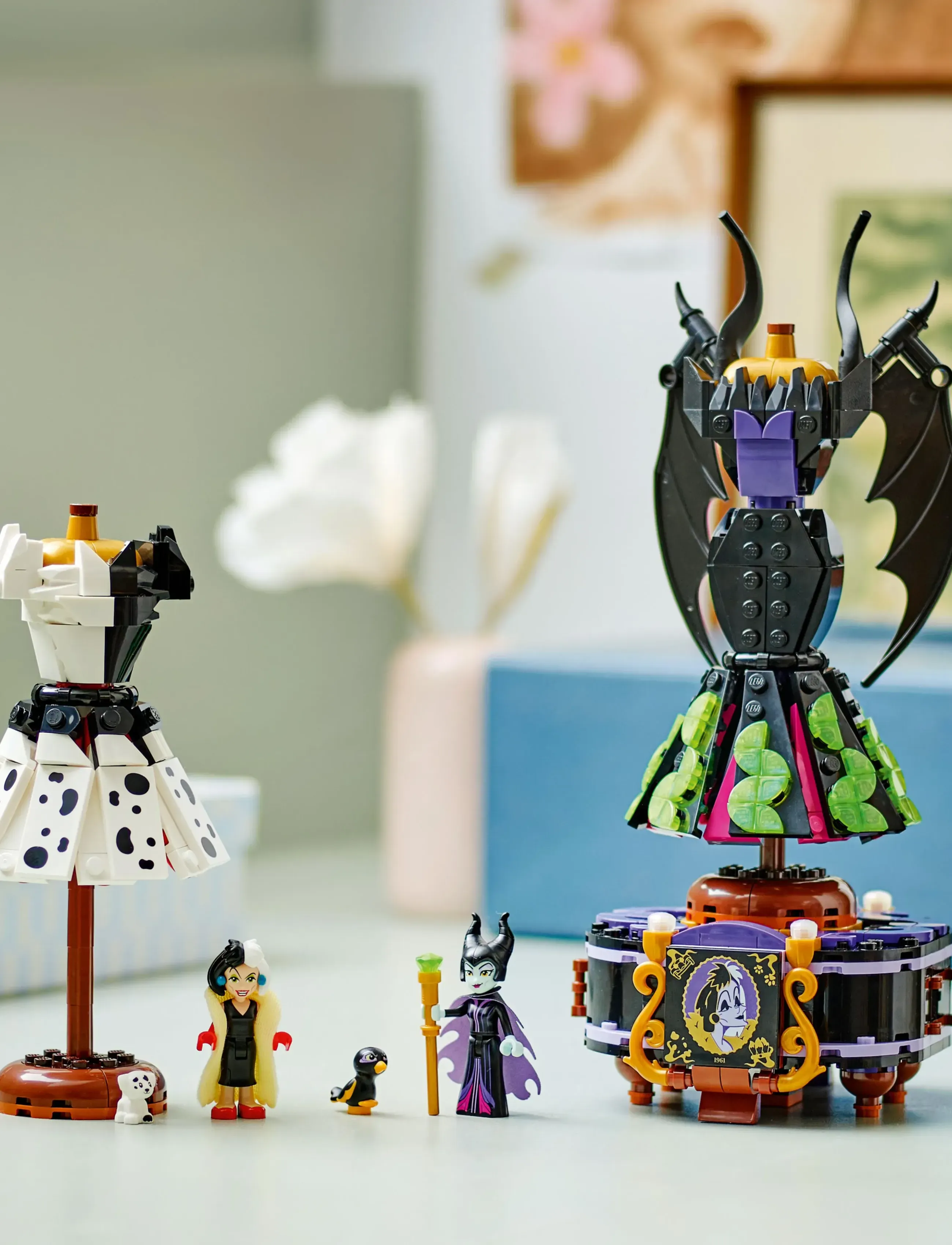 LEGO Disney Villains Maleficent's And Cruella De Vil's Dresses
