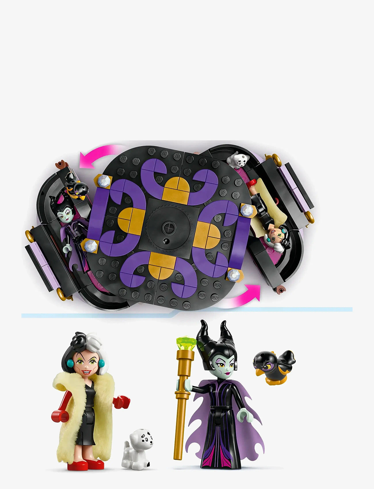 LEGO - Disney Villains Maleficent’s and Cruella De Vil’s Dresses 43262 - lego disney™ - multi - 3