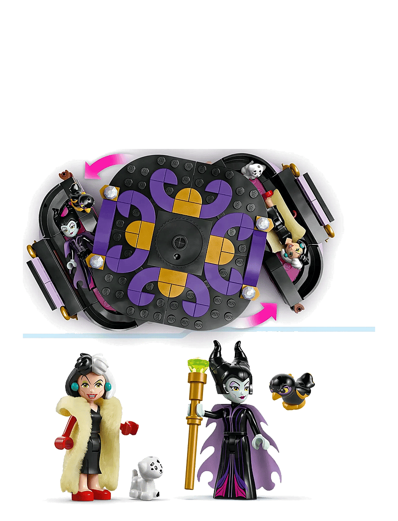 LEGO - Disney Villains Maleficent’s and Cruella De Vil’s Dresses 43262 - lego disney™ - multi - 3