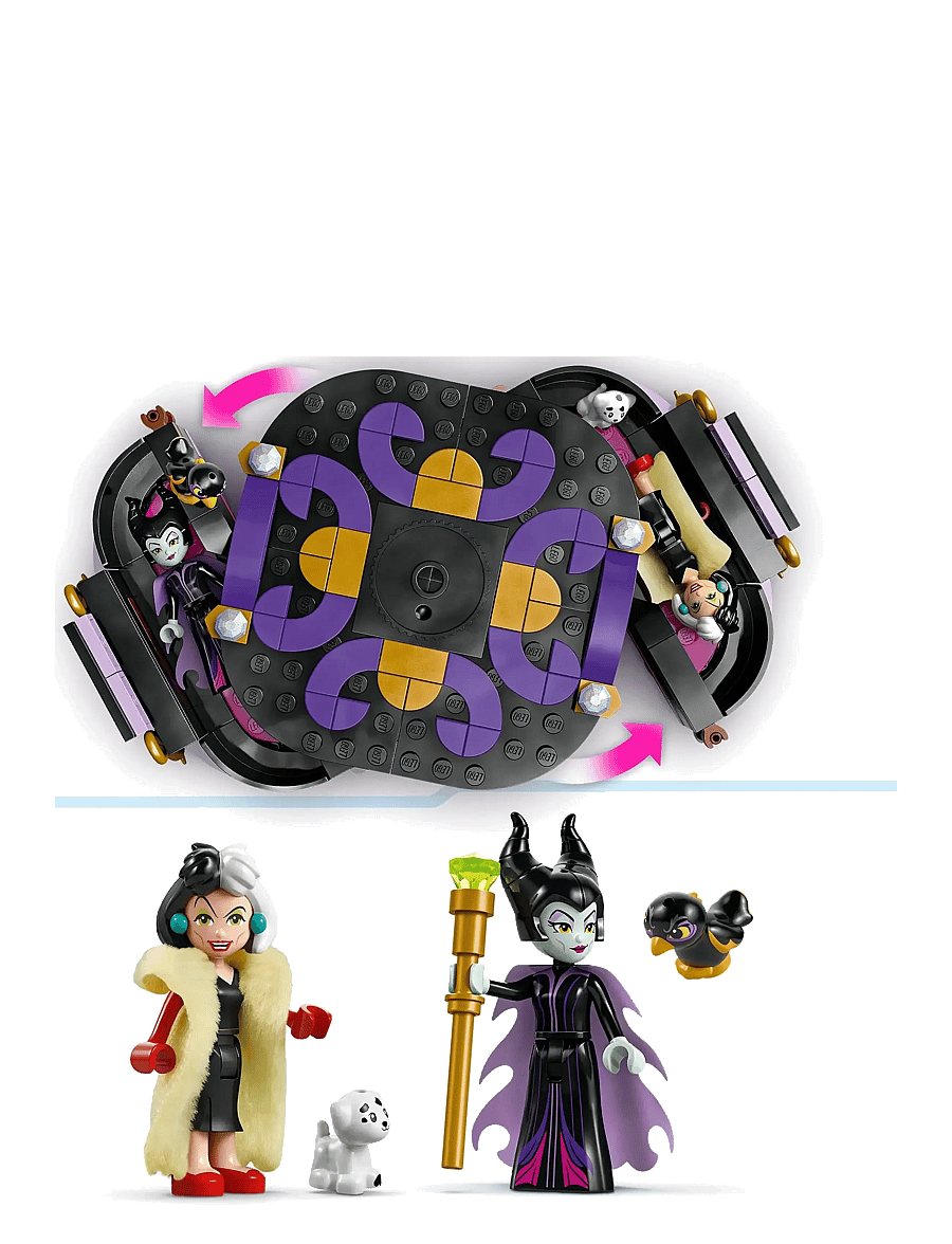 LEGO - Disney Villains Maleficent’s and Cruella De Vil’s Dresses 43262 - lego disney™ - multi - 3