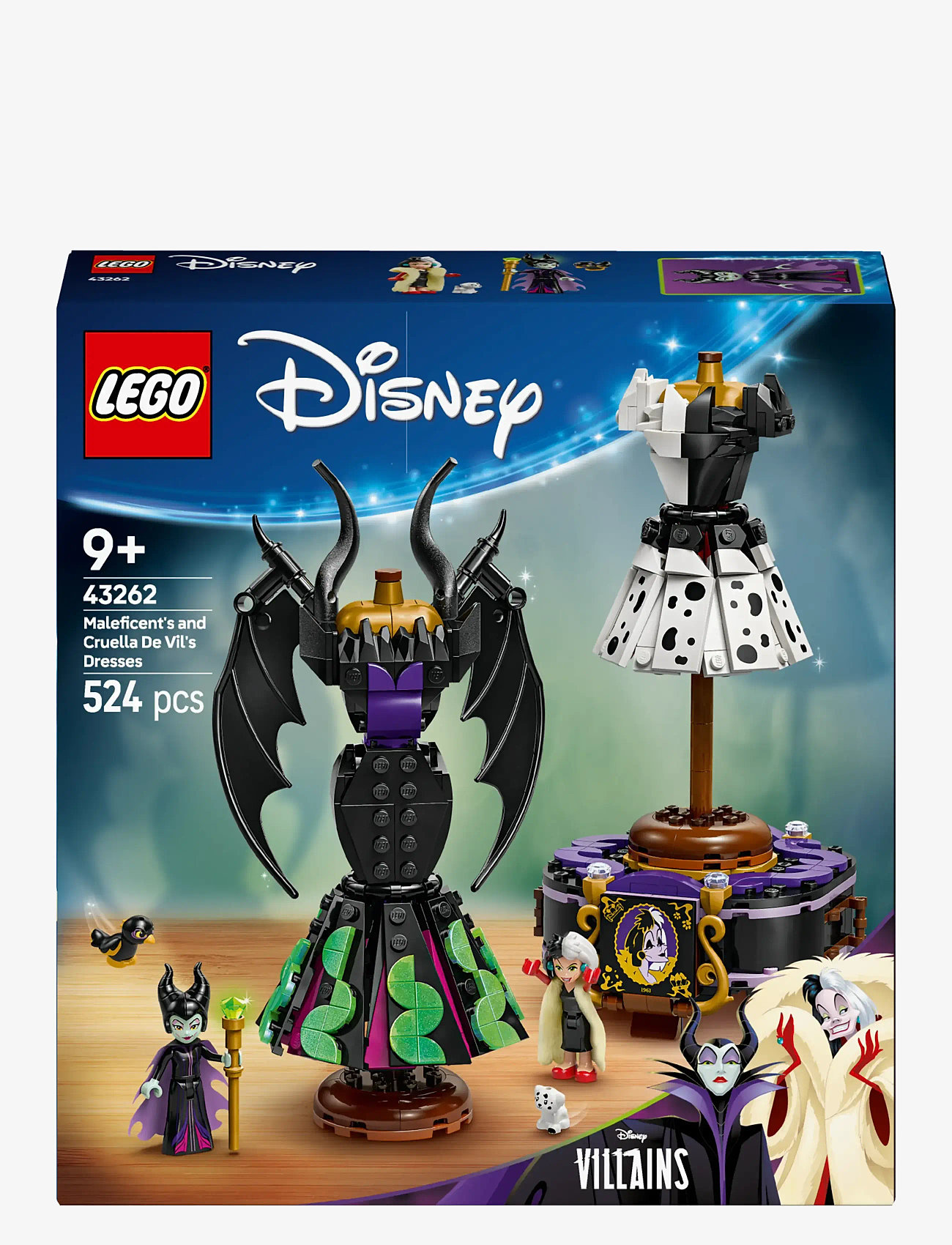 LEGO - Disney Villains Maleficent’s and Cruella De Vil’s Dresses 43262 - lego disney™ - multi - 4