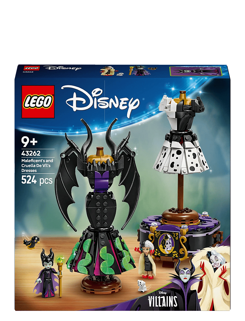 LEGO - Disney Villains Maleficent’s and Cruella De Vil’s Dresses 43262 - lego disney™ - multi - 4