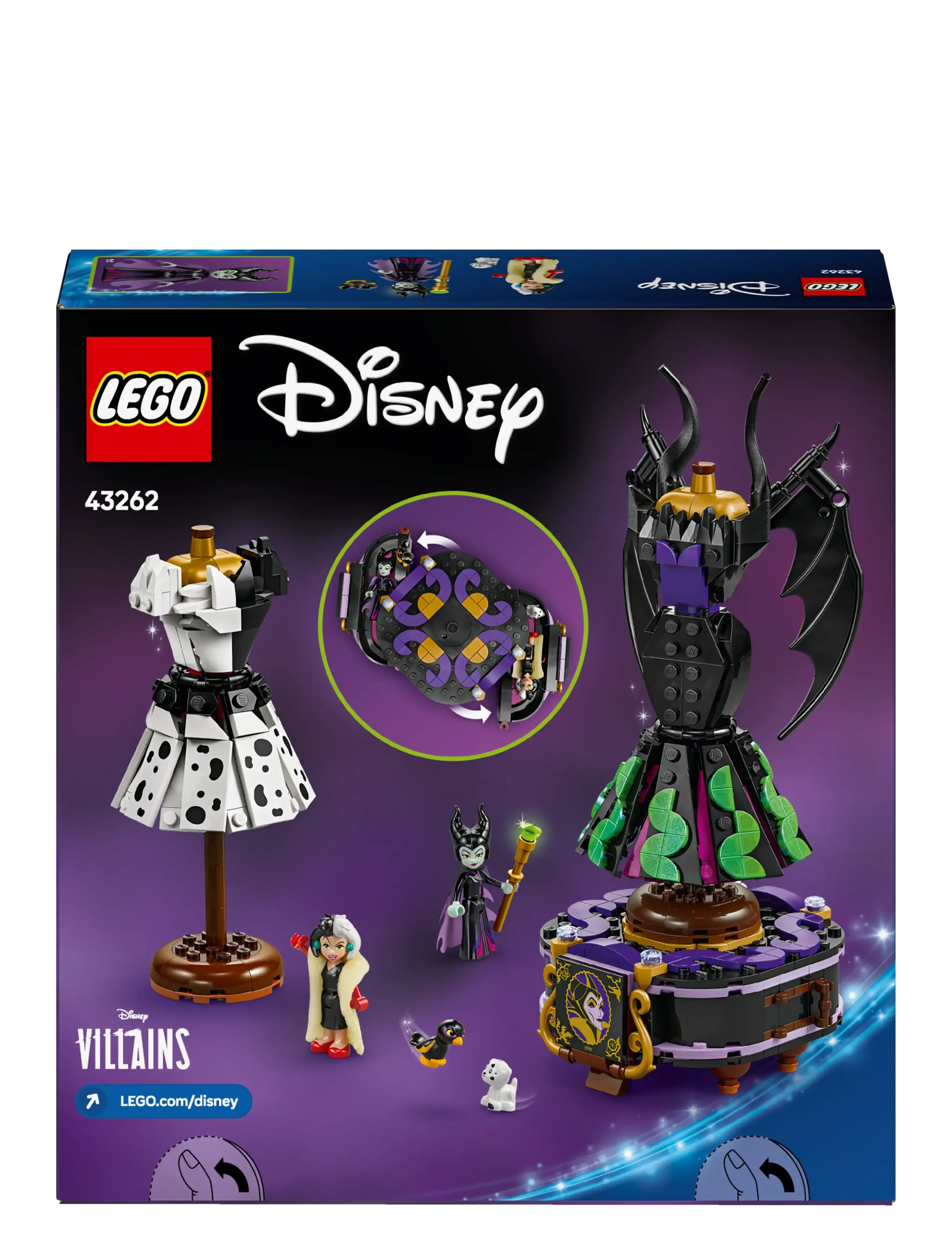 LEGO - Maleficents och Cruella De Vils klänningar - lego disney™ - multi - 5