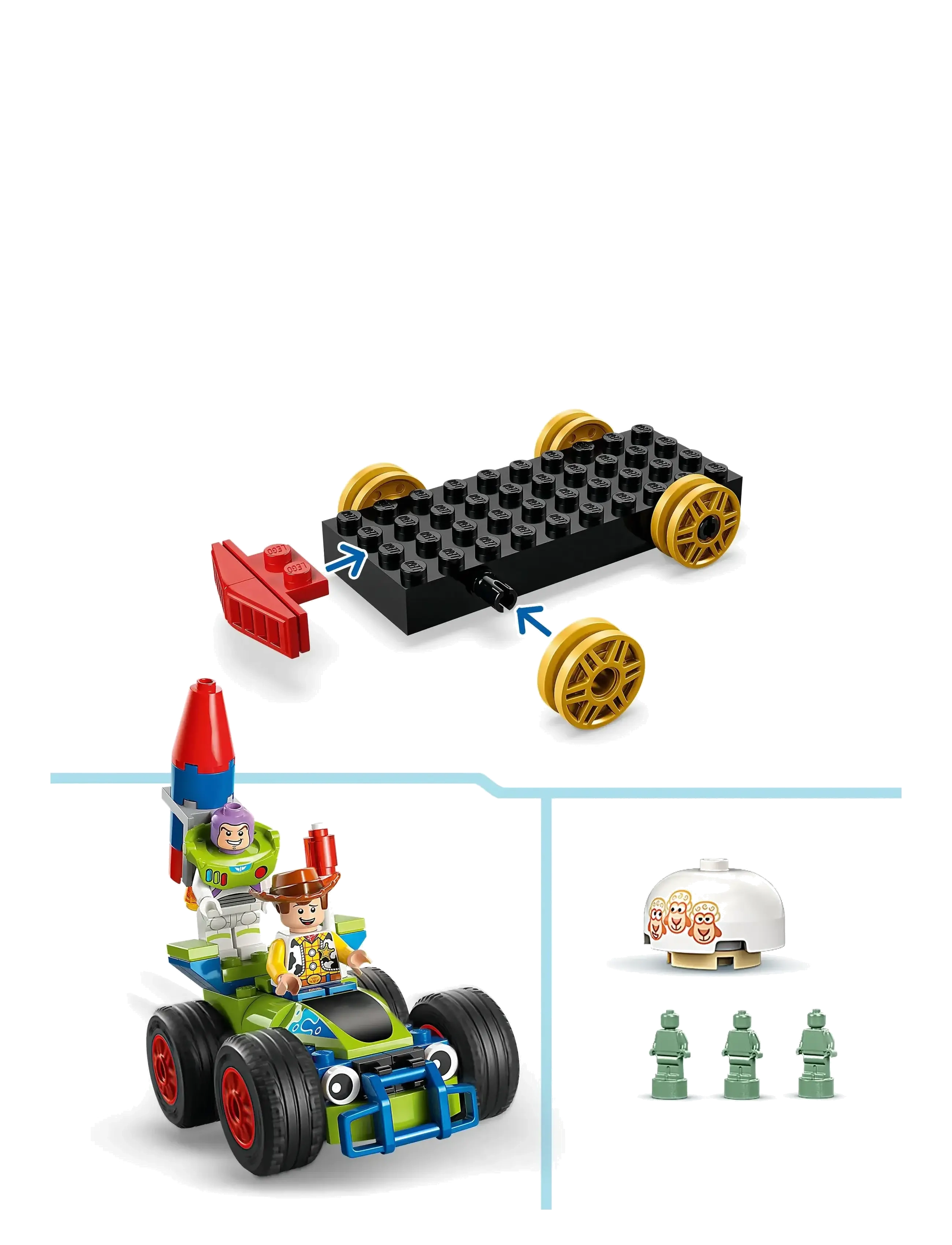 LEGO - Disney and Pixar’s Toy Story Celebration Train & RC Car Building Playset 43264 - multi - 3