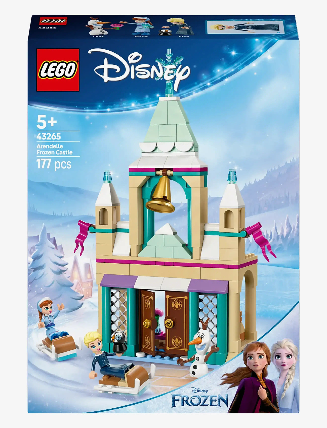 LEGO Disney Frozen Arendelle Frozen Castle Building Playset 43265