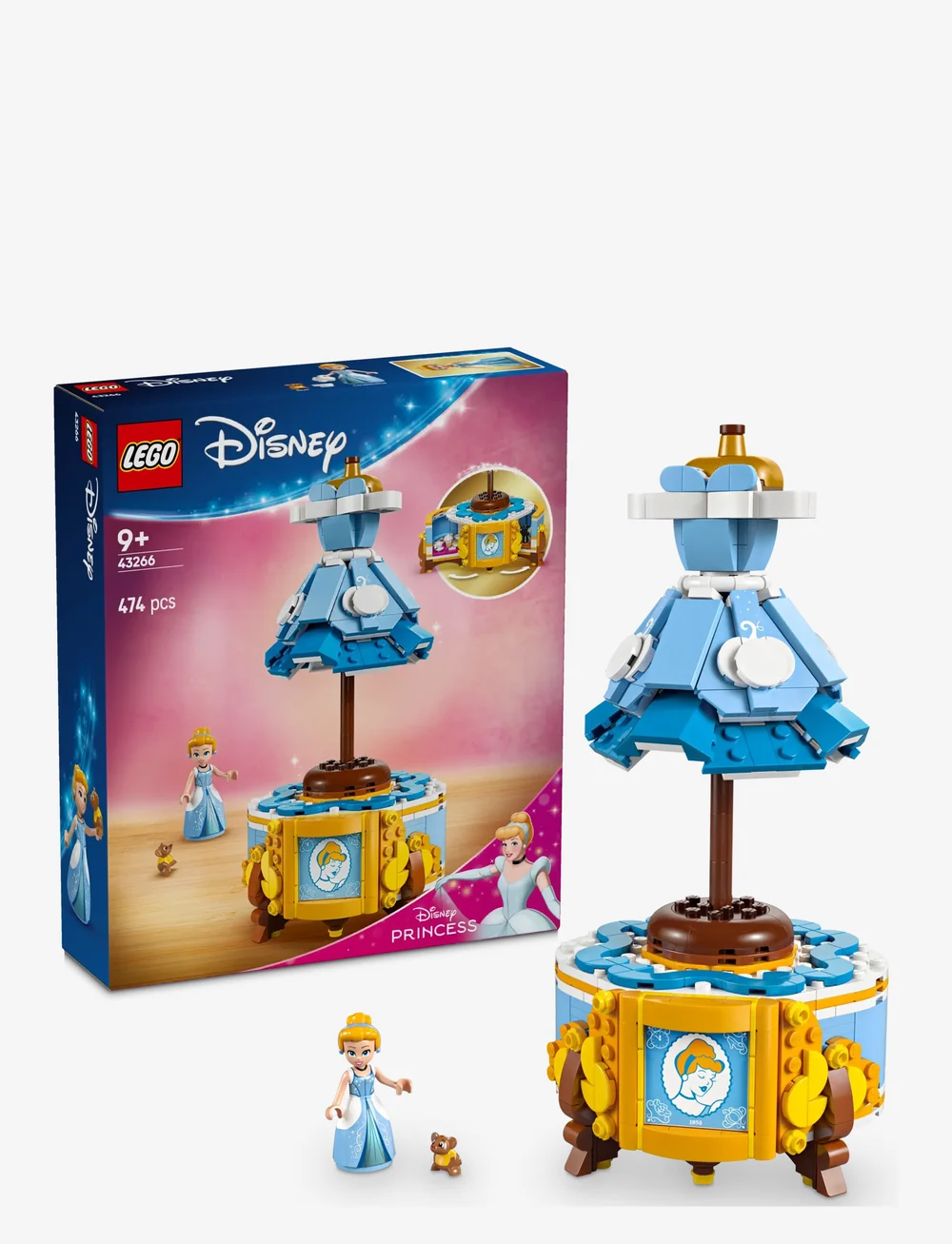 LEGO - Disney Princess Cinderella’s Dress Building Kit with Character 43266 - lego disney princess - multi - 0