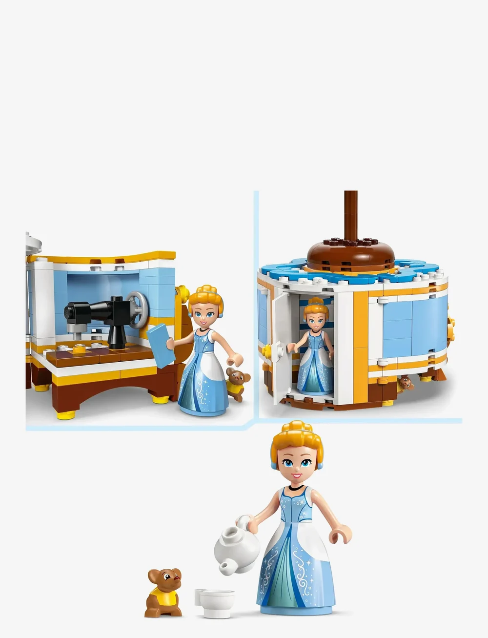 LEGO - Disney Princess Cinderella’s Dress Building Kit with Character 43266 - lego disney princess - multi - 4