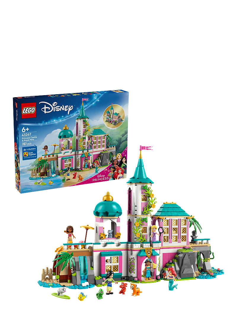 LEGO - Disney Princess Castle & Royal Pets Toy Building Playset 43267 - lego disney princess - multi - 0
