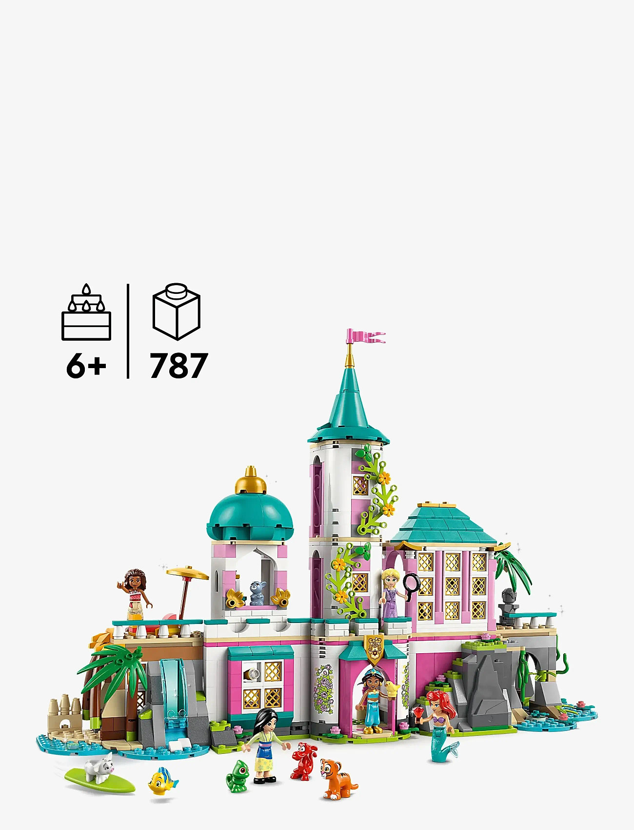 LEGO - Disney Princess Castle & Royal Pets Toy Building Playset 43267 - lego disney princess - multi - 1
