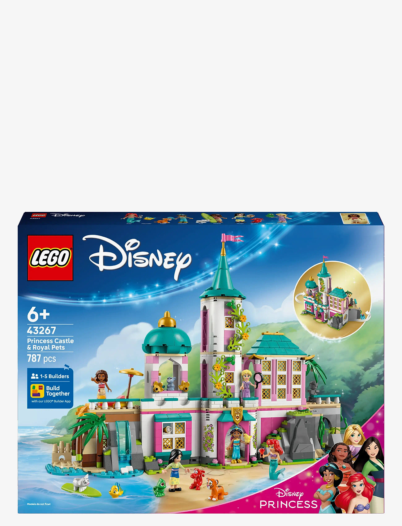 LEGO - Disney Princess Castle & Royal Pets Toy Building Playset 43267 - lego disney princess - multi - 5