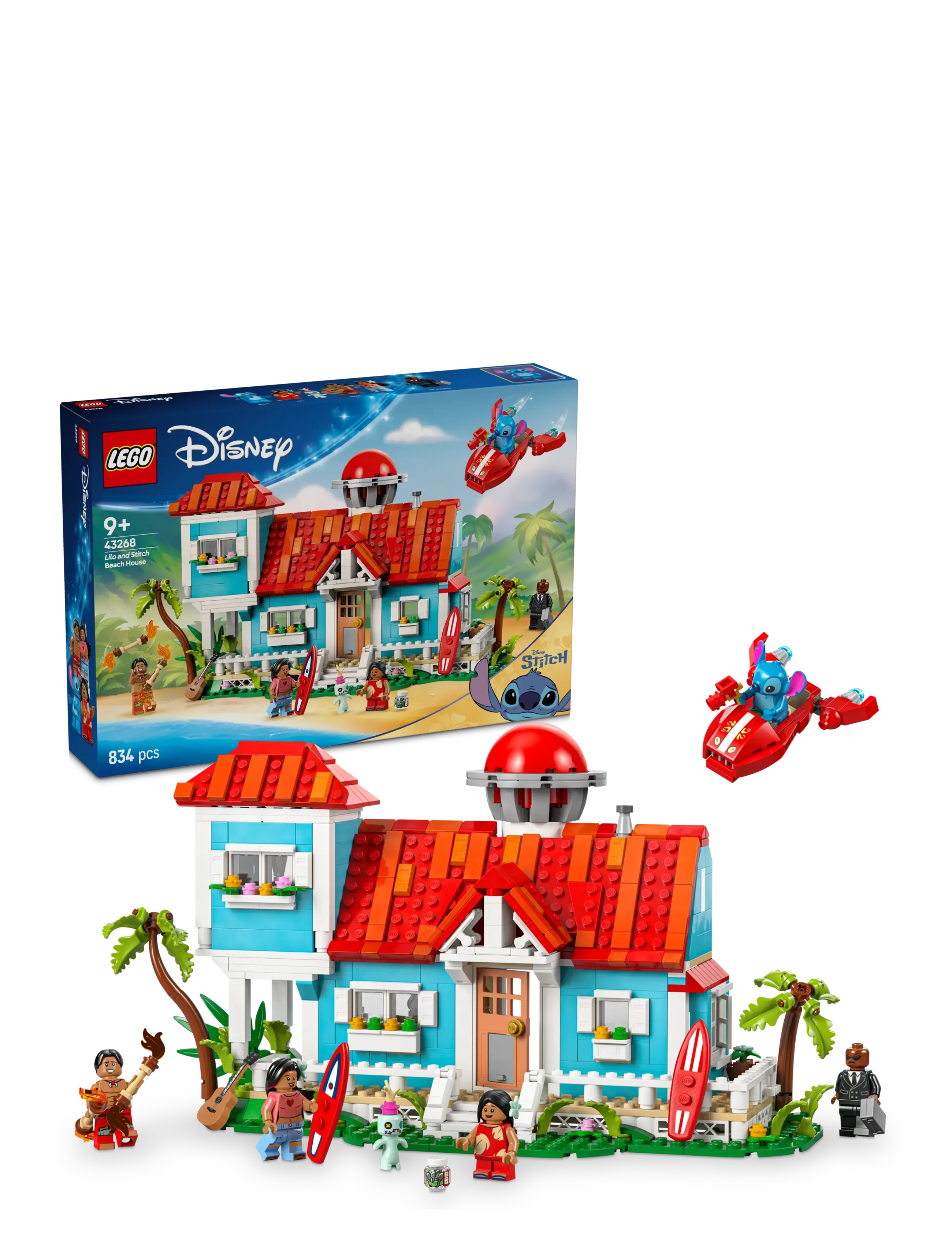 LEGO Strandhuset Fra Lilo Og Stitch, One Size, Lego Spielzeug, Mehrfarbig/gemustert - Lego Disney , Kinder