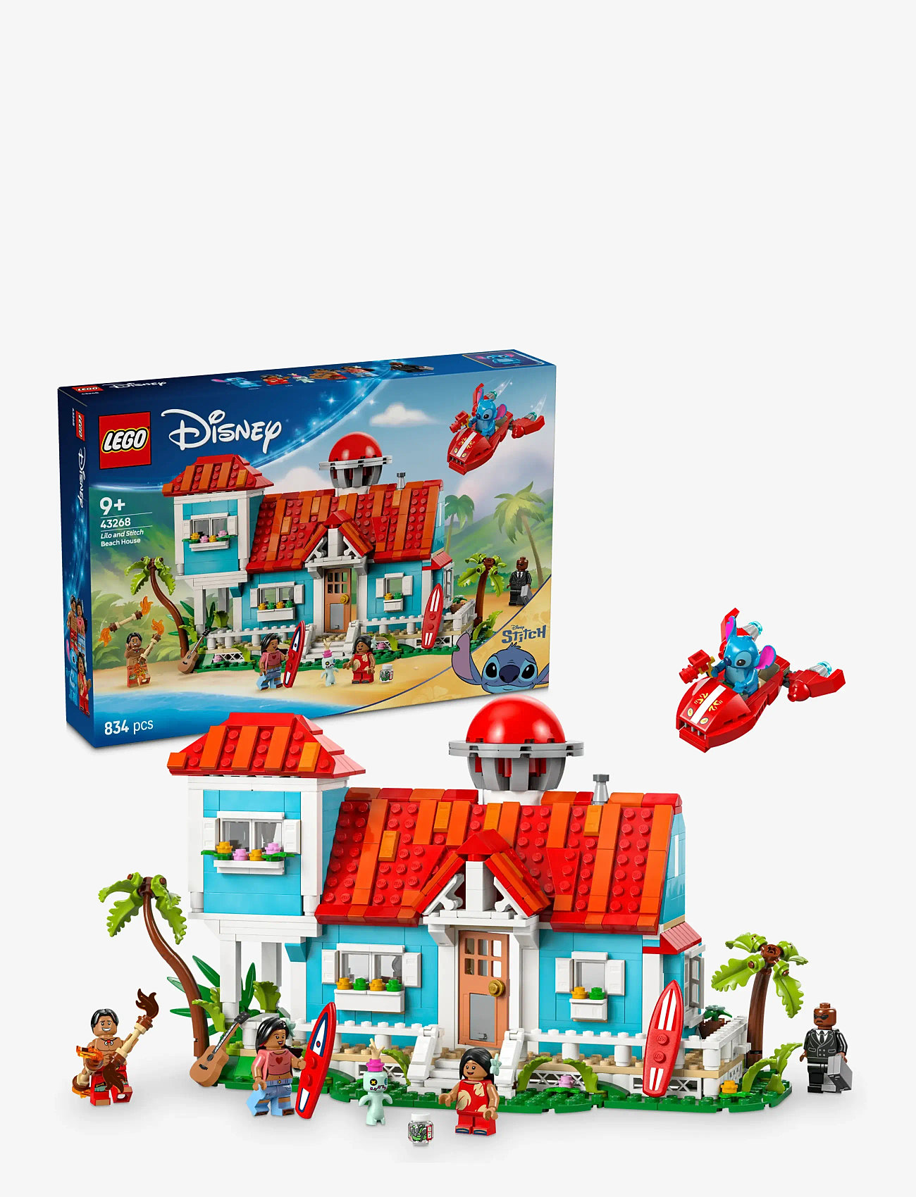 LEGO - Disney Lilo and Stitch Beach House Building Kit Playset 43268 - lego disney™ - multi - 0