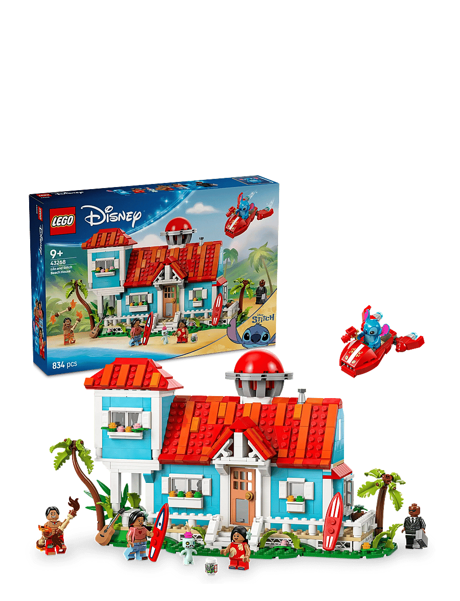 LEGO - Disney Lilo and Stitch Beach House Building Kit Playset 43268 - sünnipäevakingitused - multi - 0
