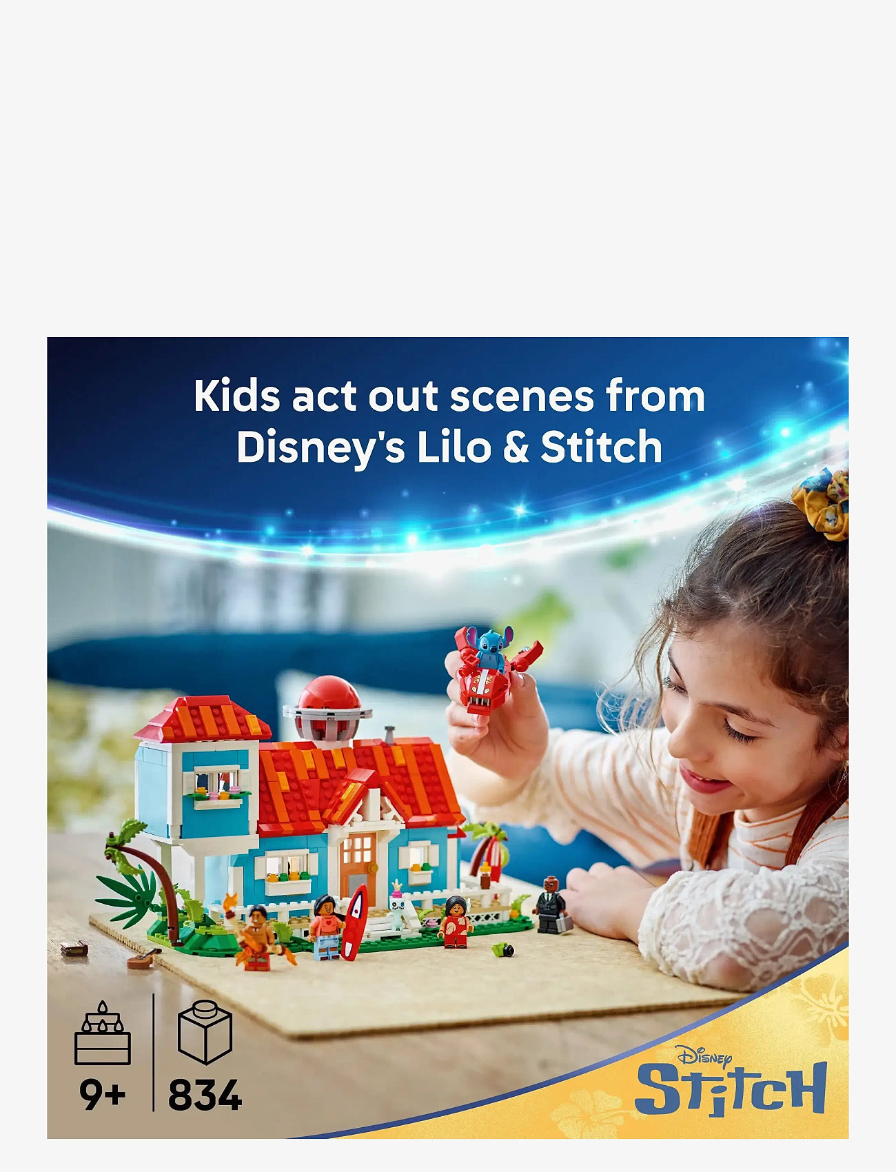 LEGO - Disney Lilo and Stitch Beach House Building Kit Playset 43268 - lego disney™ - multi - 1