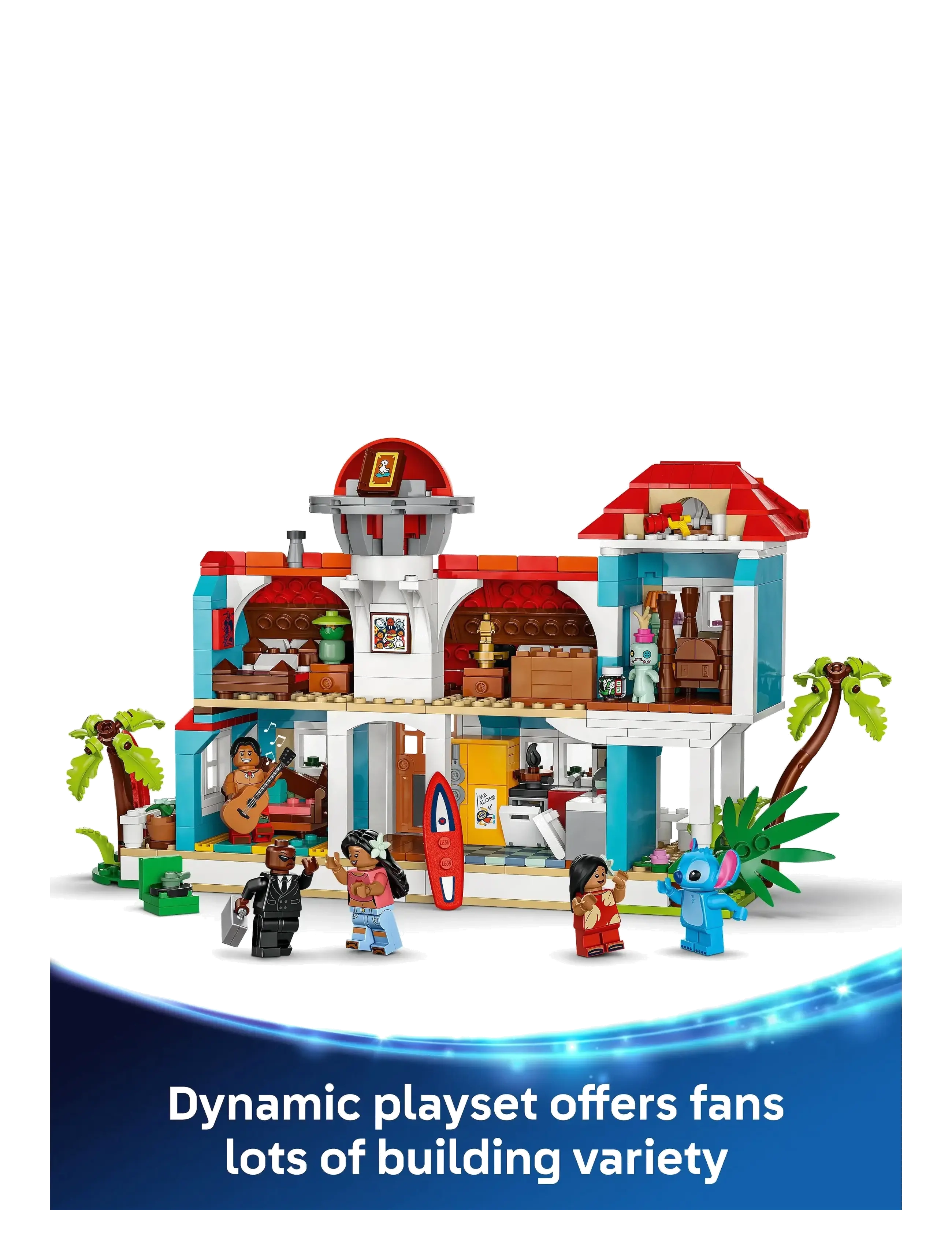 LEGO - Strandhuset fra Lilo og Stitch - fødselsdagsgaver - multi - 3