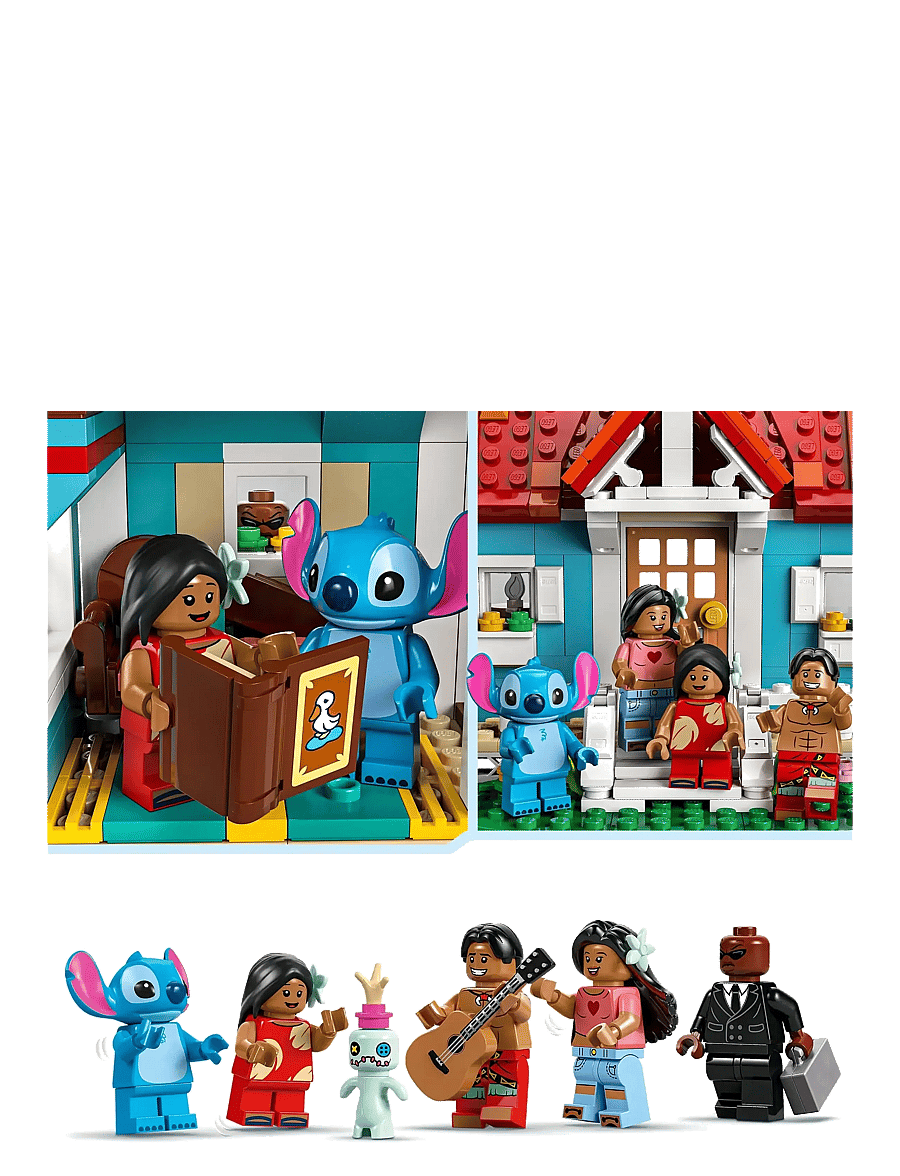 LEGO - Disney Lilo and Stitch Beach House Building Kit Playset 43268 - sünnipäevakingitused - multi - 4
