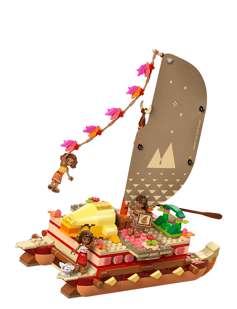 LEGO - Disney Moana’s Adventure Canoe Fantasy Toy Model Kit 43270 - lego disney princess - multi - 3